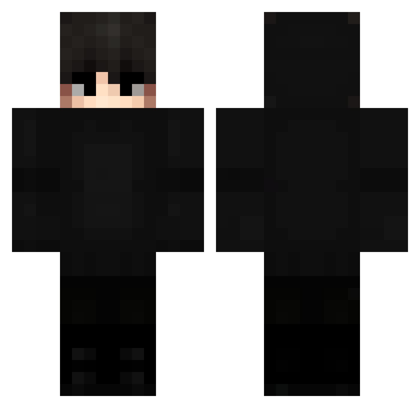 twotwo15 Minecraft skin, front and back view