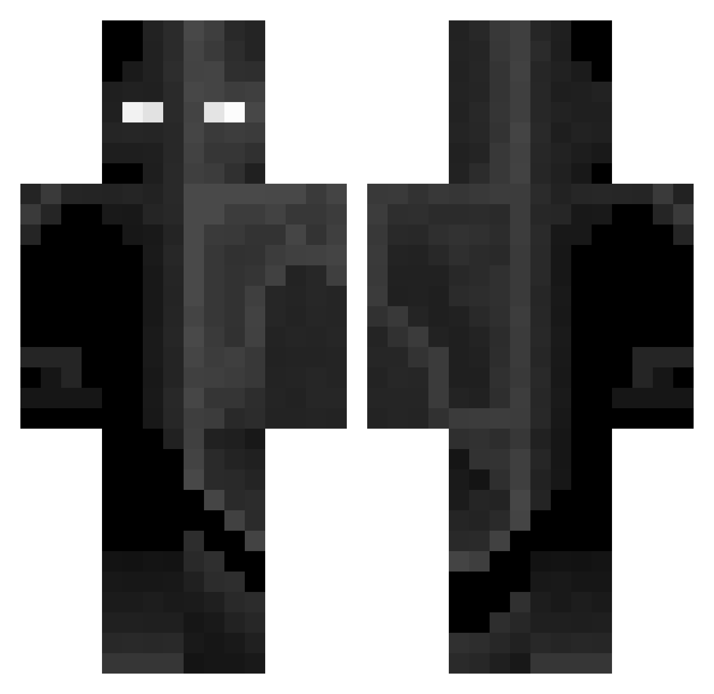 Zenn_6777 Minecraft skin, front and back view