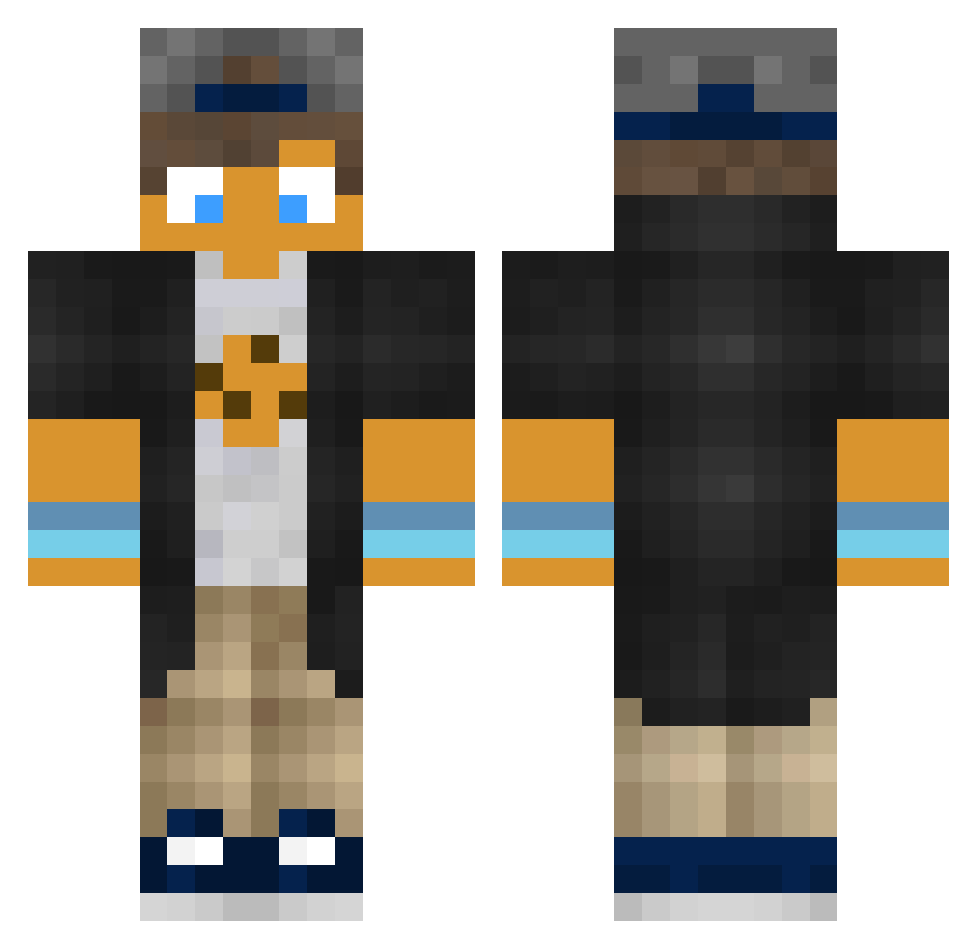 _MRik_ Minecraft skin, front and back view