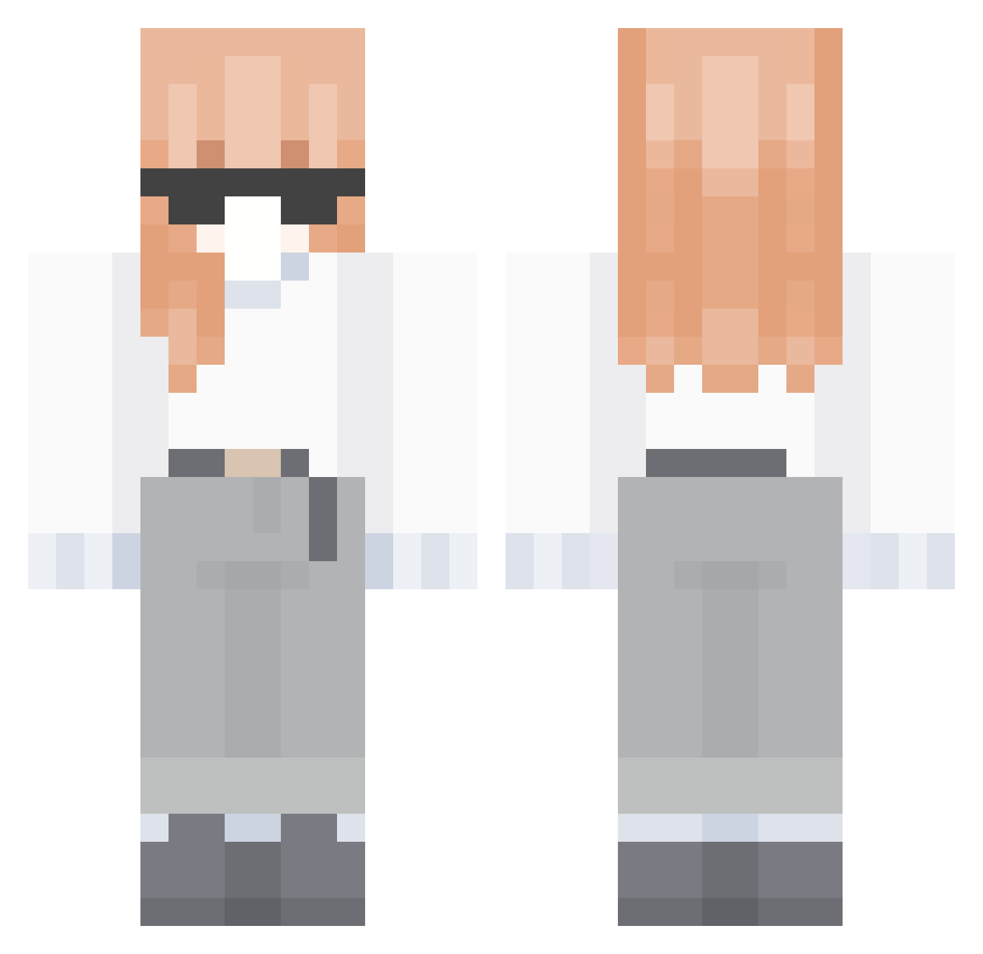 keathierieyne Minecraft skin, front and back view
