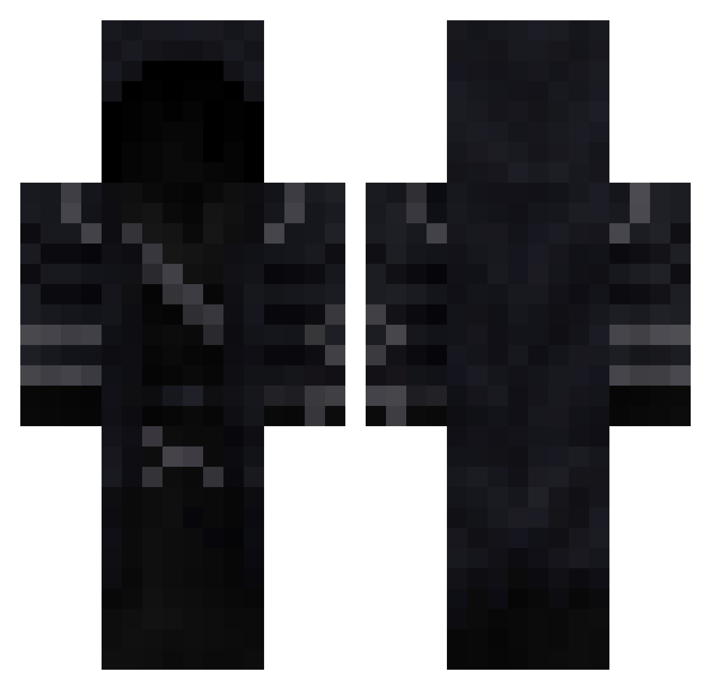 FlameFragsxx2 Minecraft skin, front and back view