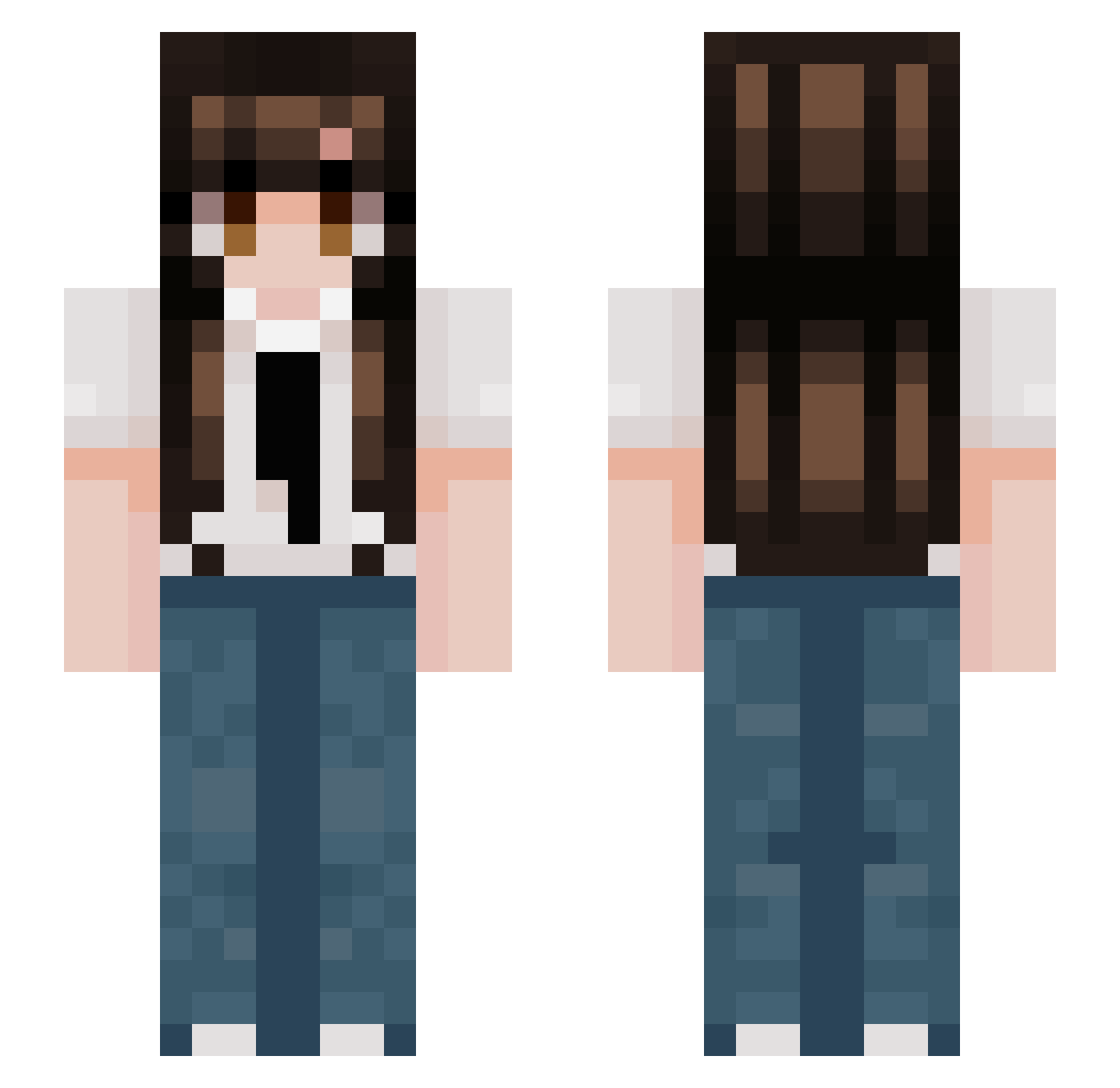 taetae_177 Minecraft skin, front and back view