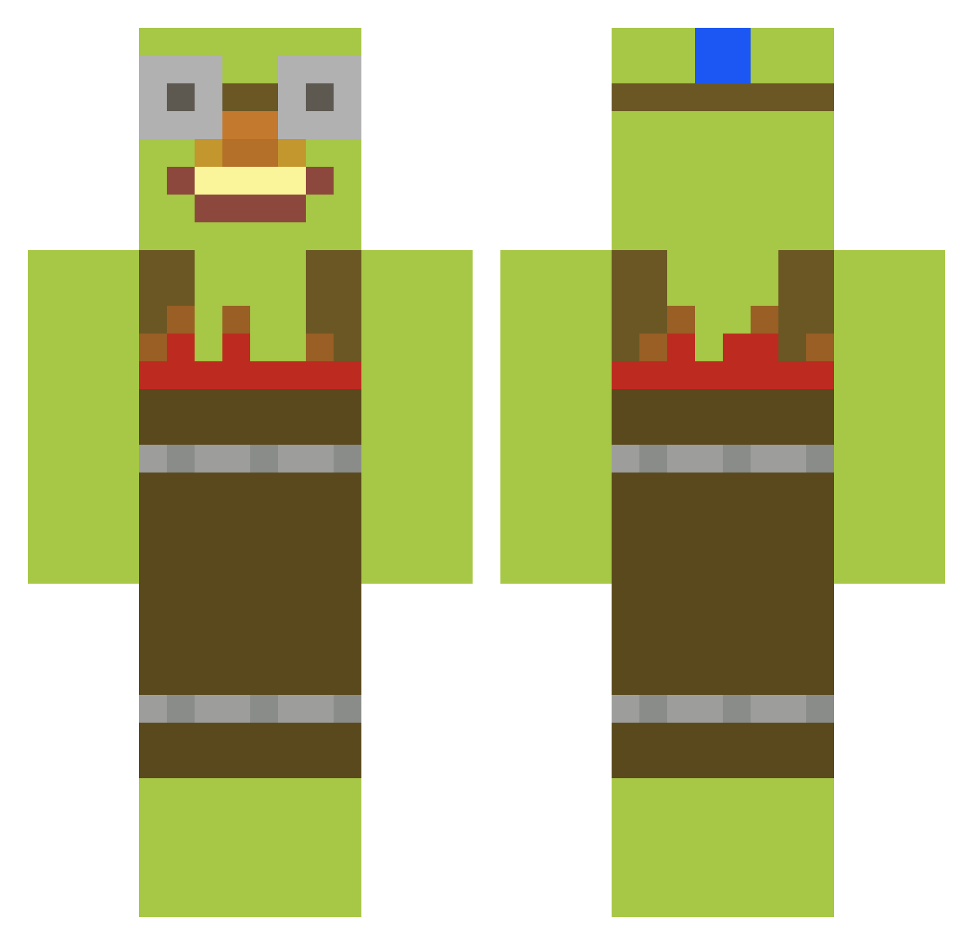Total_Trash0247 Minecraft skin, front and back view