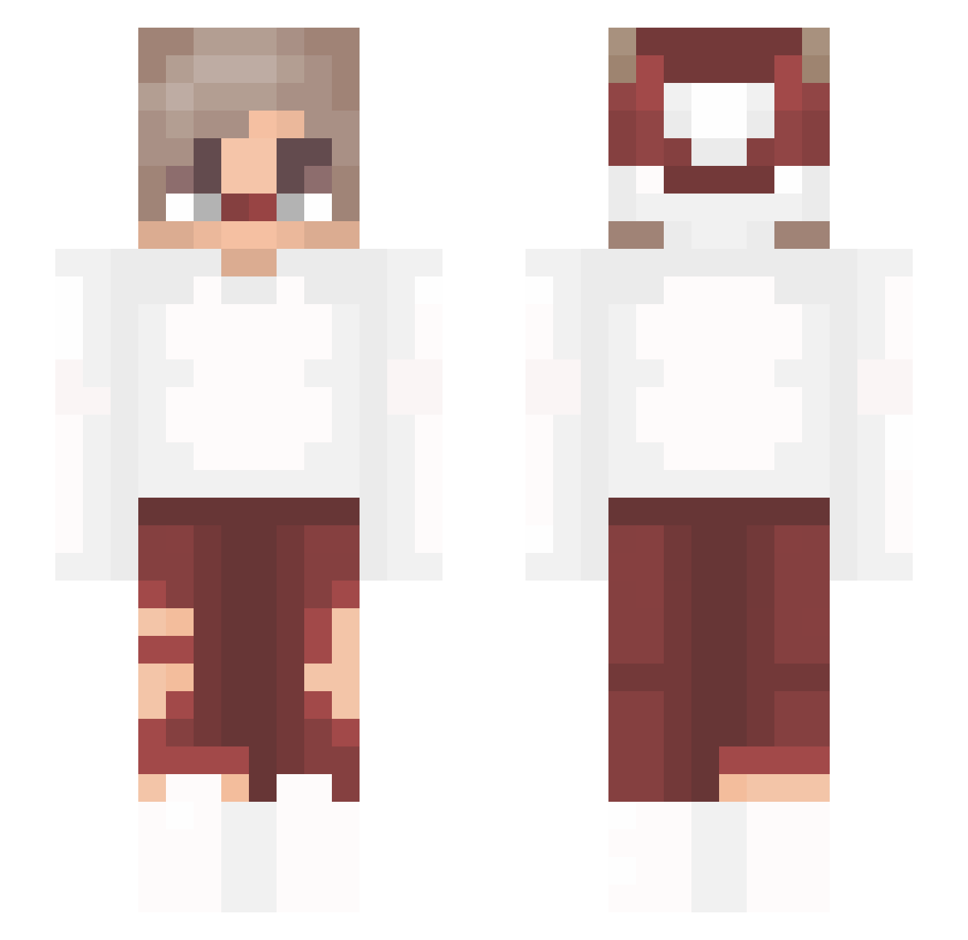 TaxEvasionGod Minecraft skin, front and back view