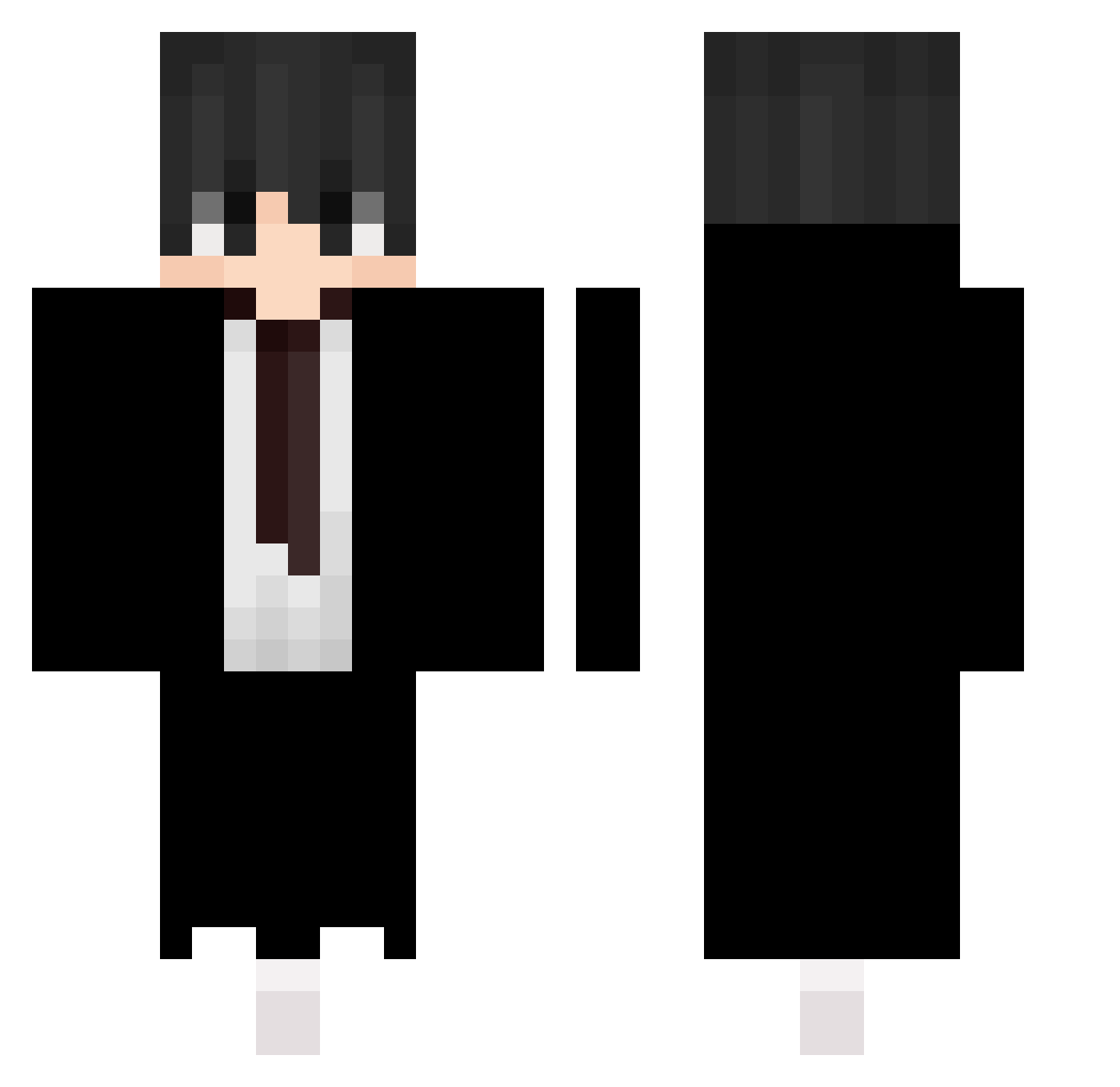 RG4AndiYT Minecraft skin, front and back view