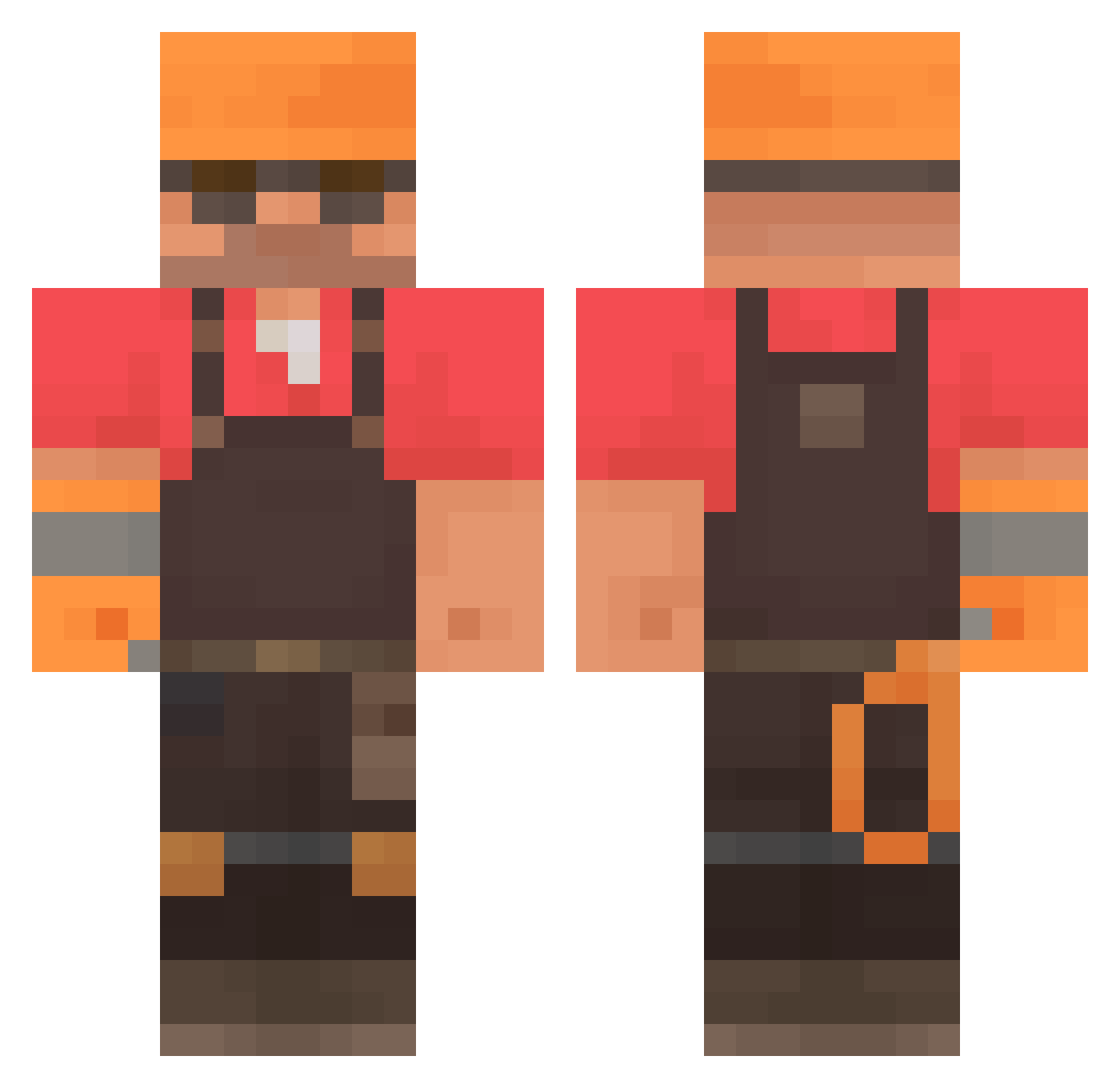 _jak081_ Minecraft skin, front and back view