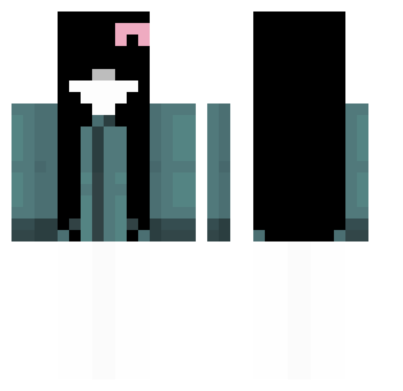 CheezeGuy Minecraft skin, front and back view