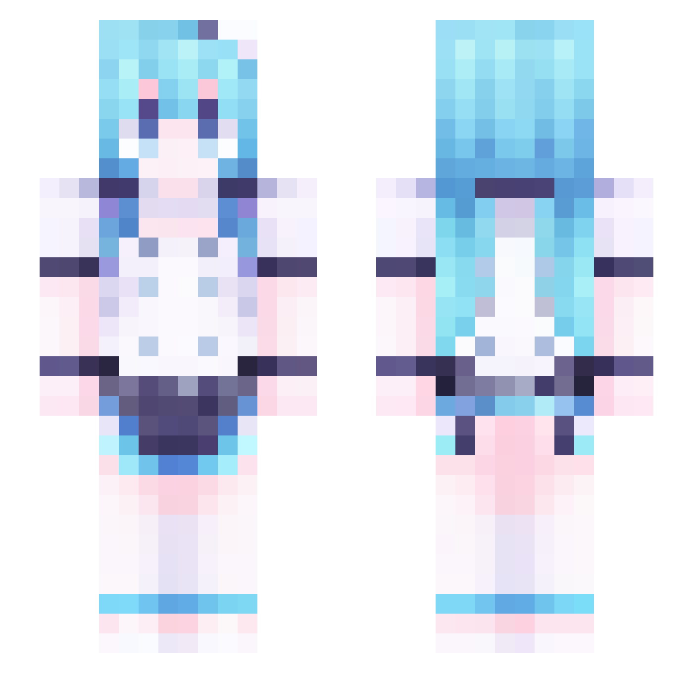 fenhongmaotutu - twintails Minecraft skin
