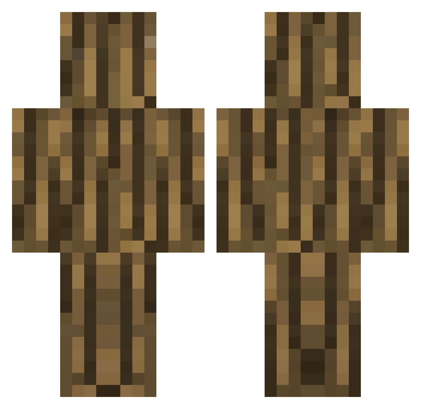jhjang0909 Minecraft skin, front and back view