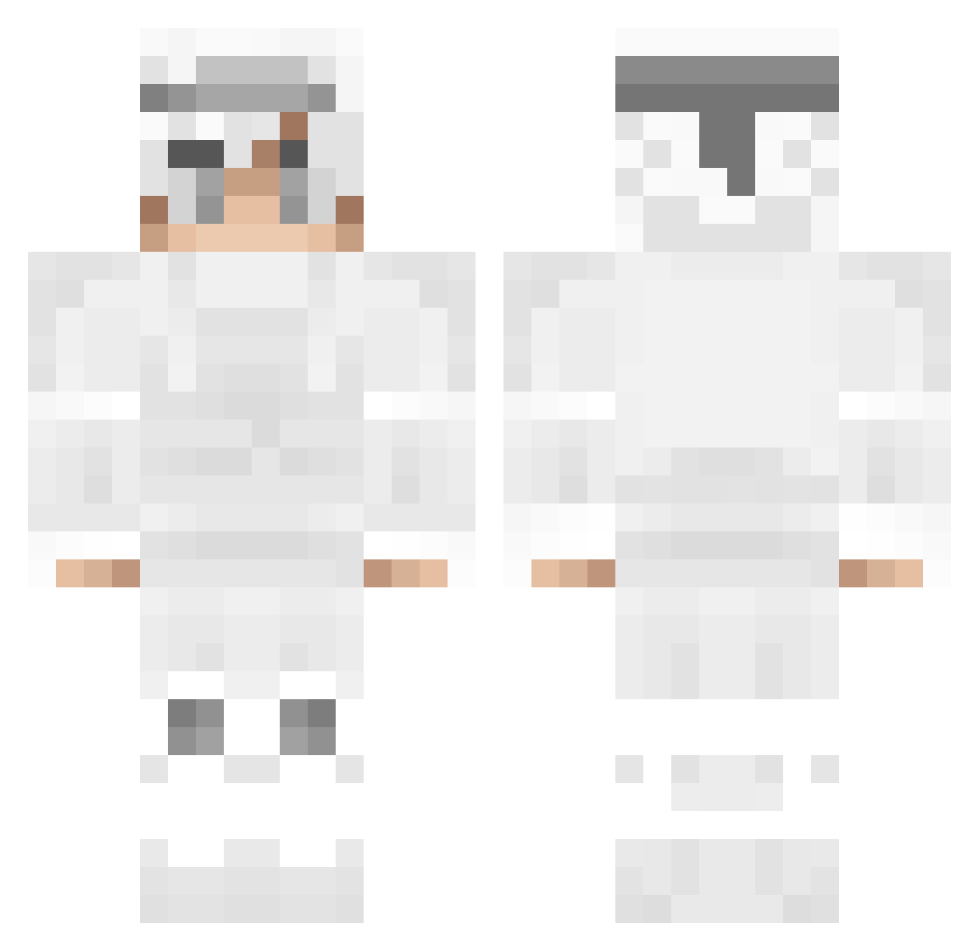 MrAtmet Minecraft skin, front and back view