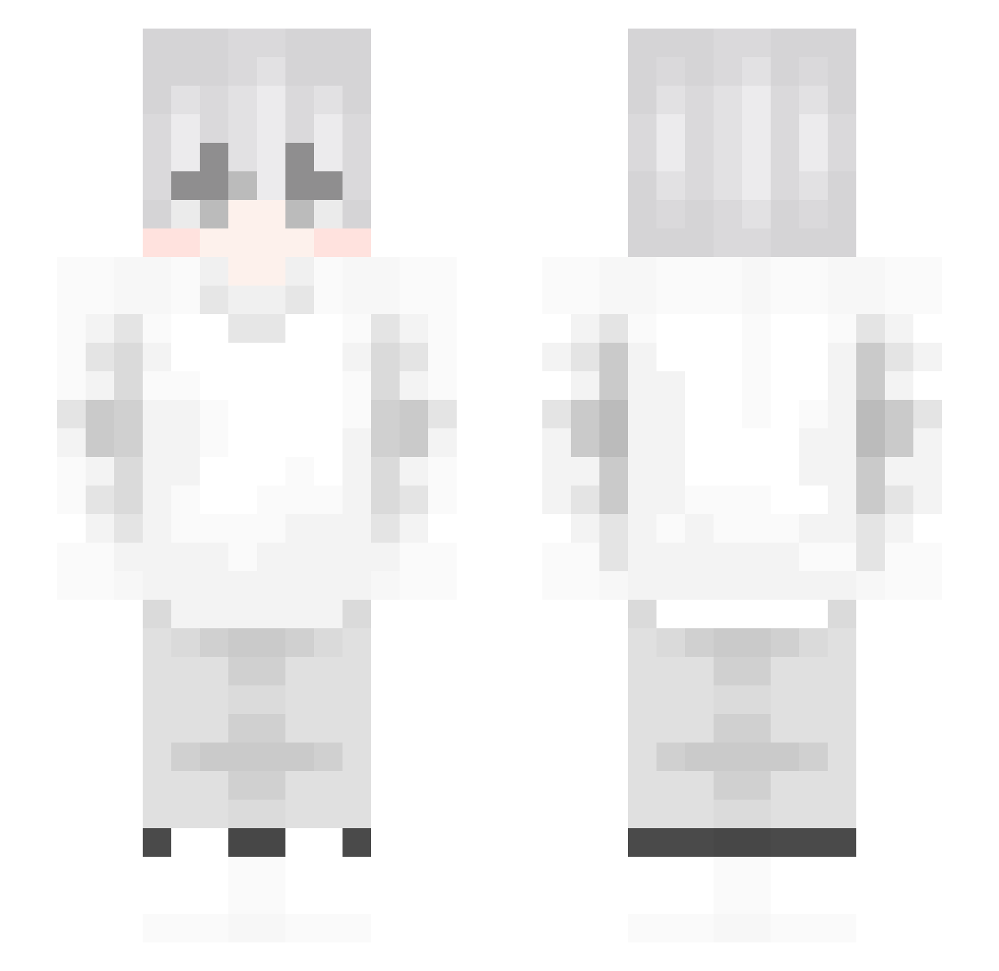 JASAMDAVID Minecraft skin, front and back view