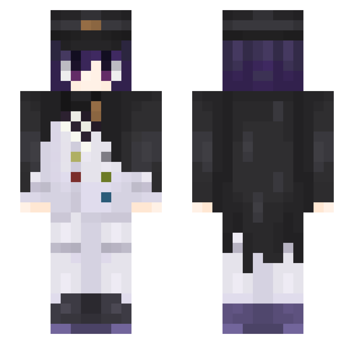 Shenpaii_ Minecraft skin, front and back view
