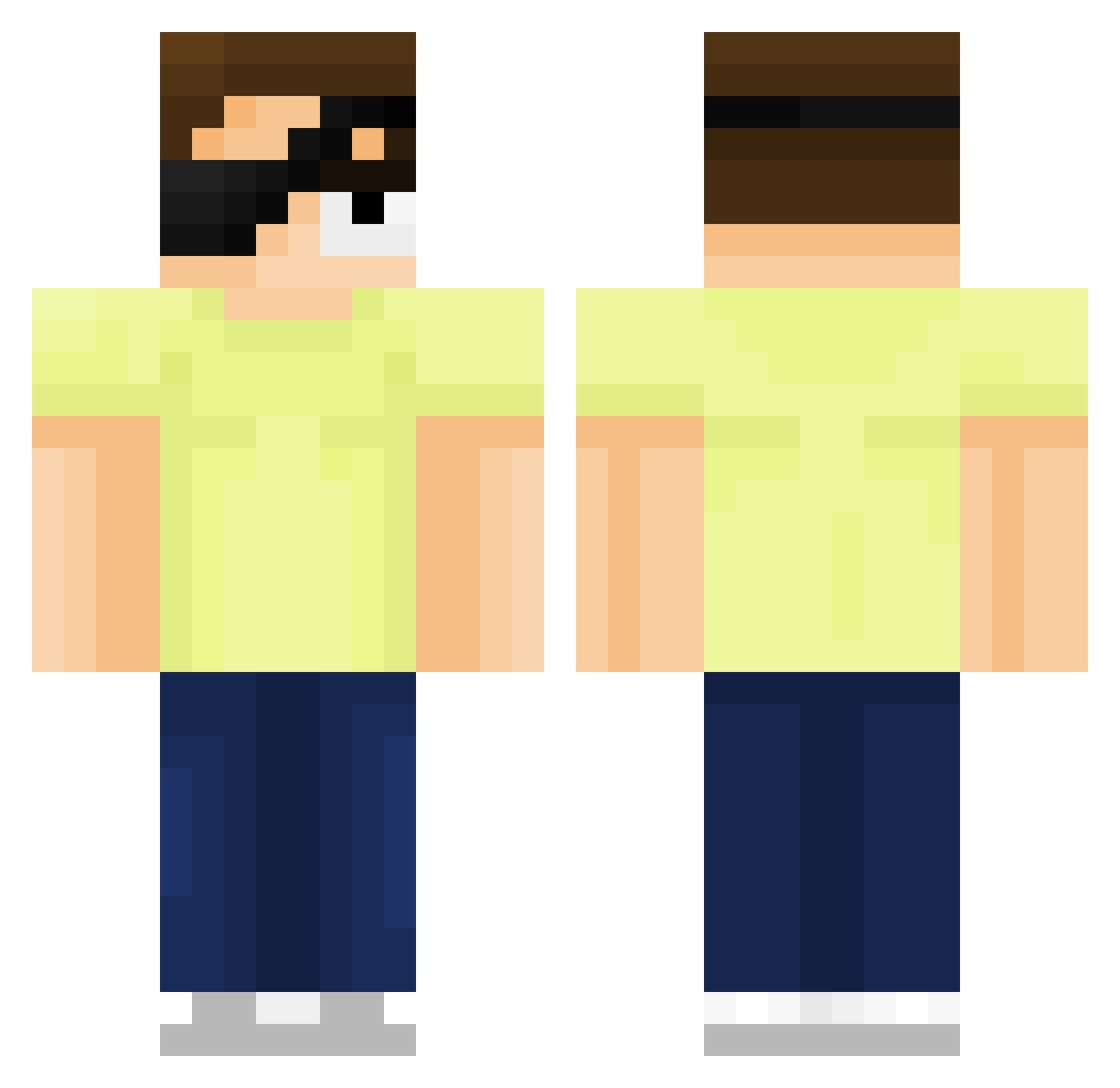 SATX_LEY Minecraft skin, front and back view