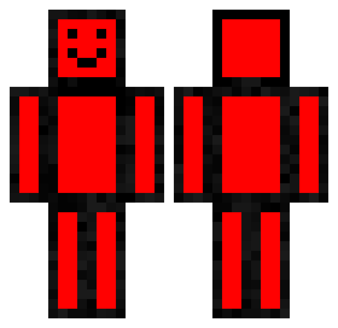 12Ketchup Minecraft skin, front and back view