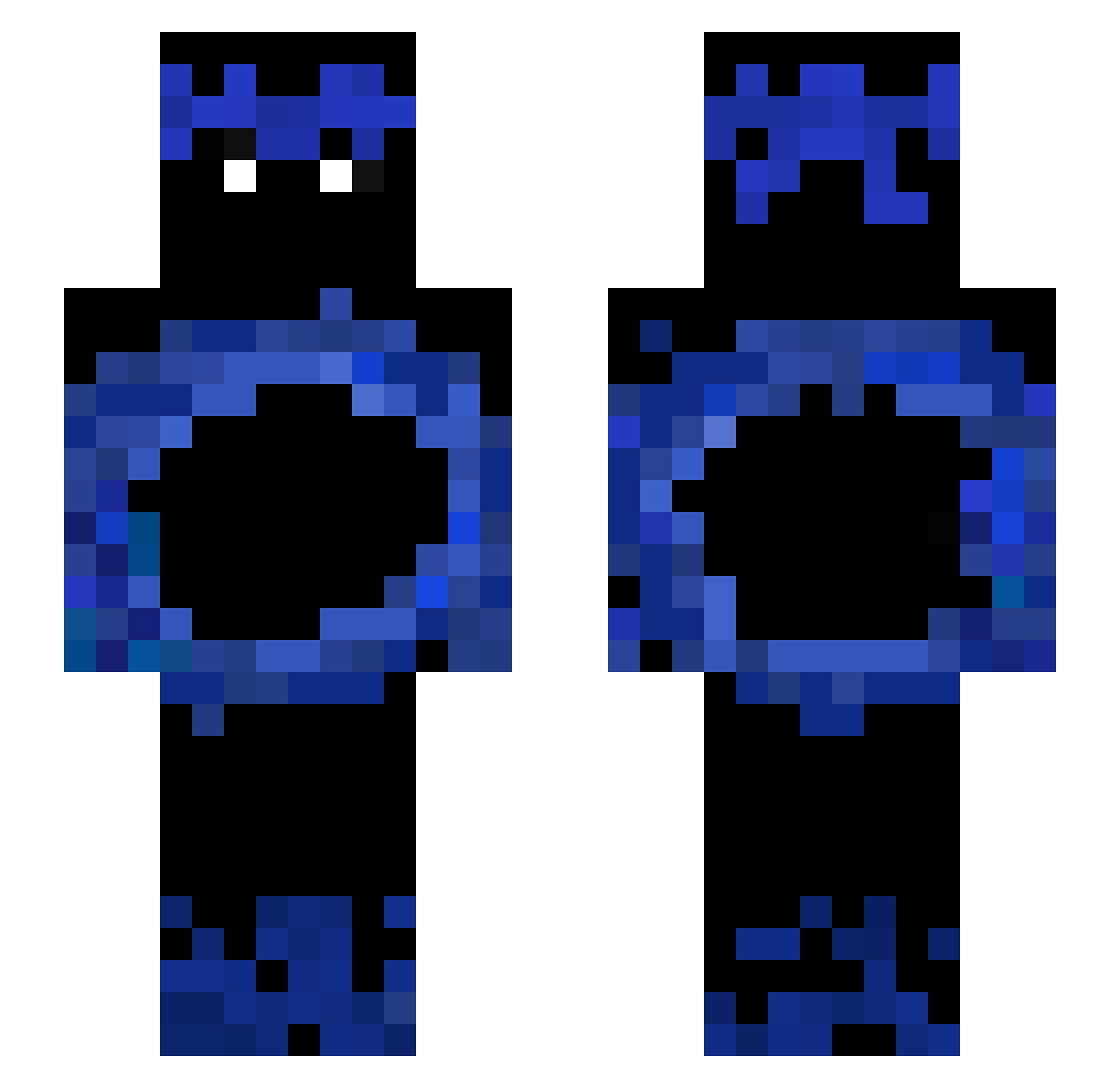 sepzz101 Minecraft skin, front and back view