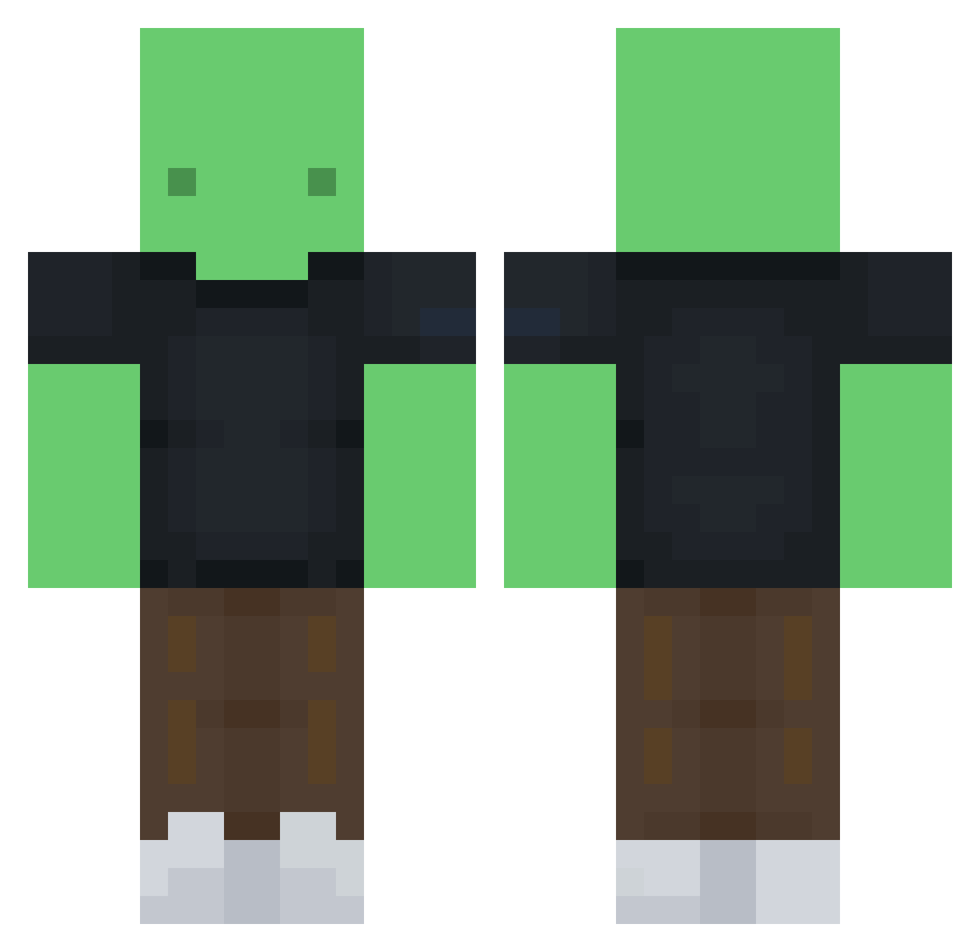 SammirMs Minecraft skin, front and back view