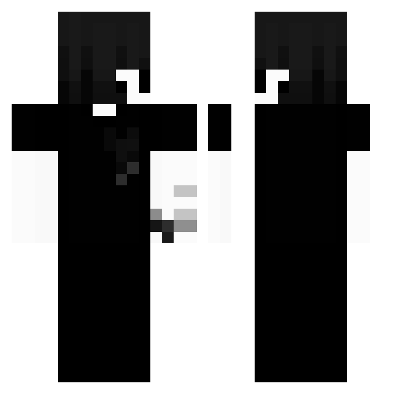 fraan6 Minecraft skin, front and back view