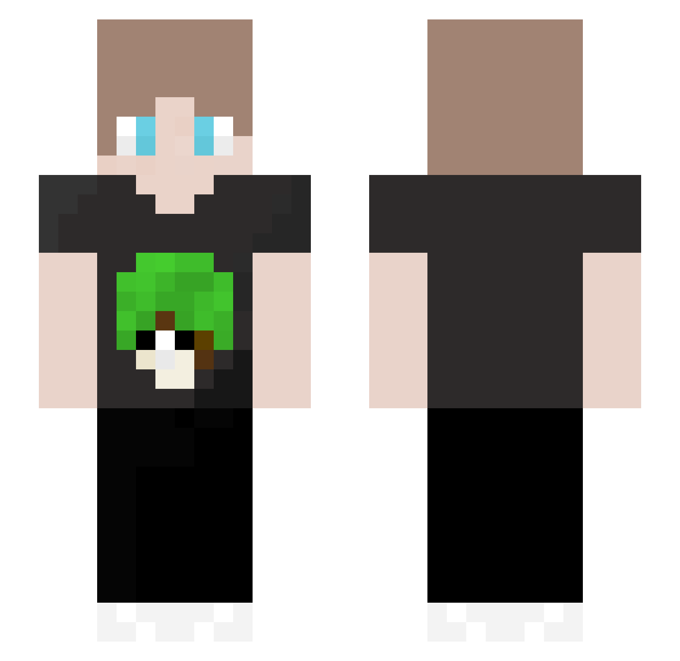 koszeu_ Minecraft skin, front and back view