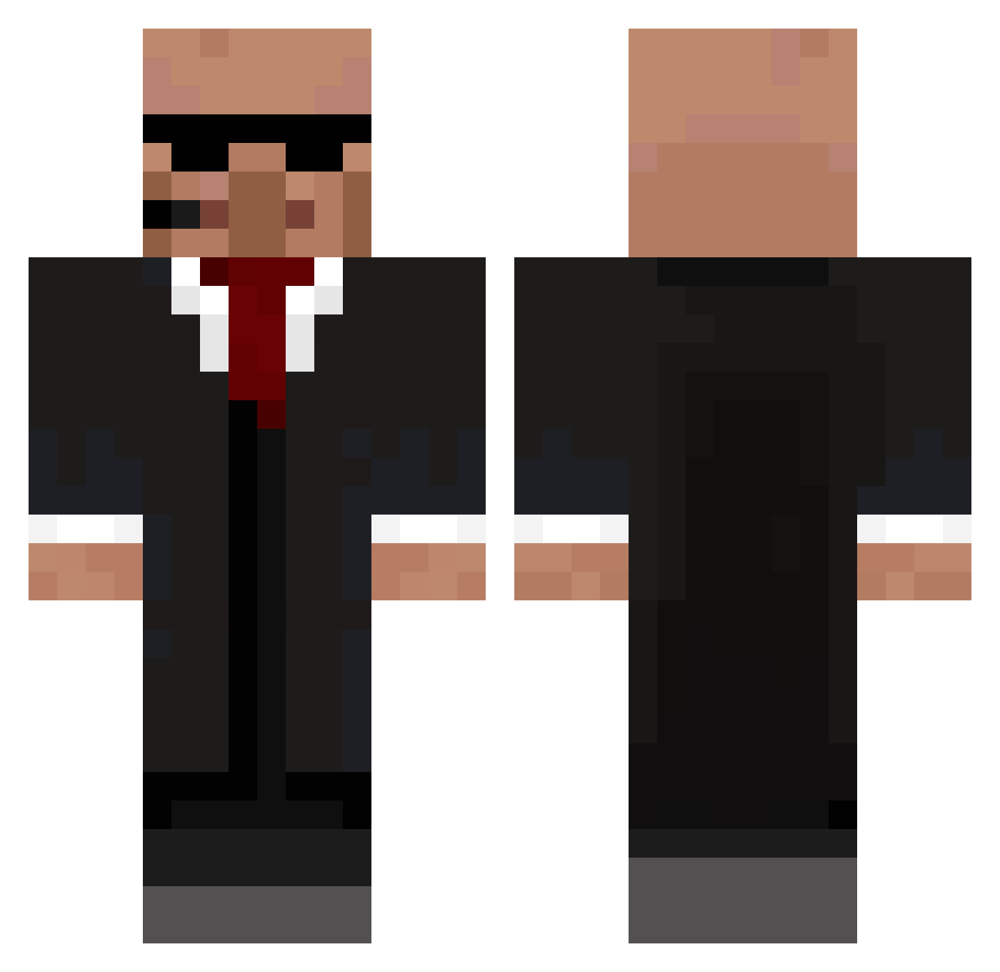 bcp_ Minecraft skin, front and back view