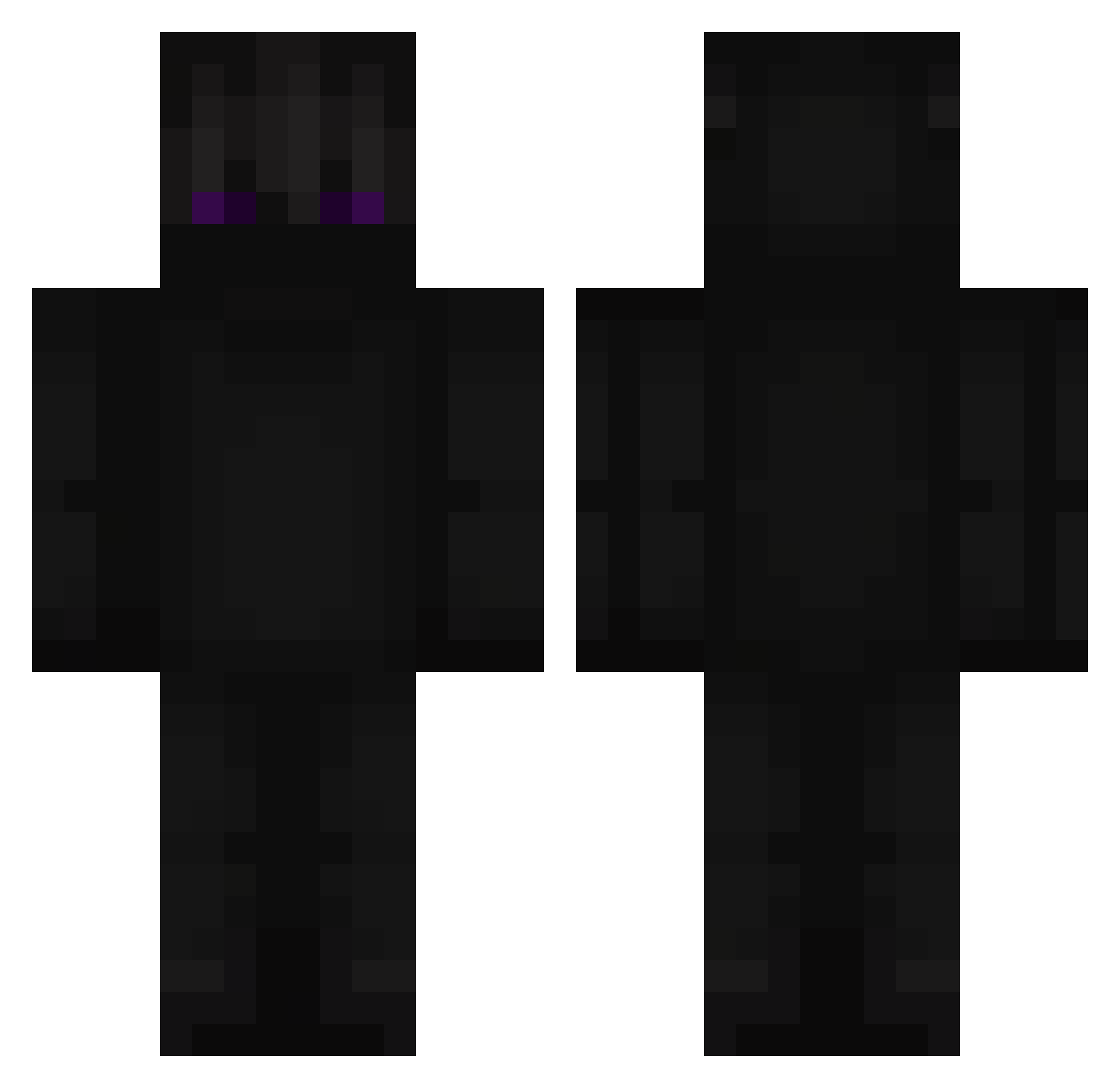 xilaxtv Minecraft skin, front and back view