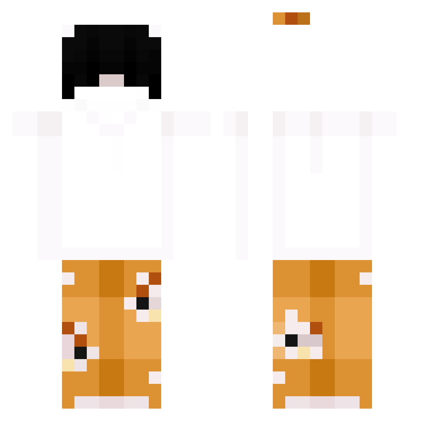 By_Sp4rk Minecraft skin, front and back view