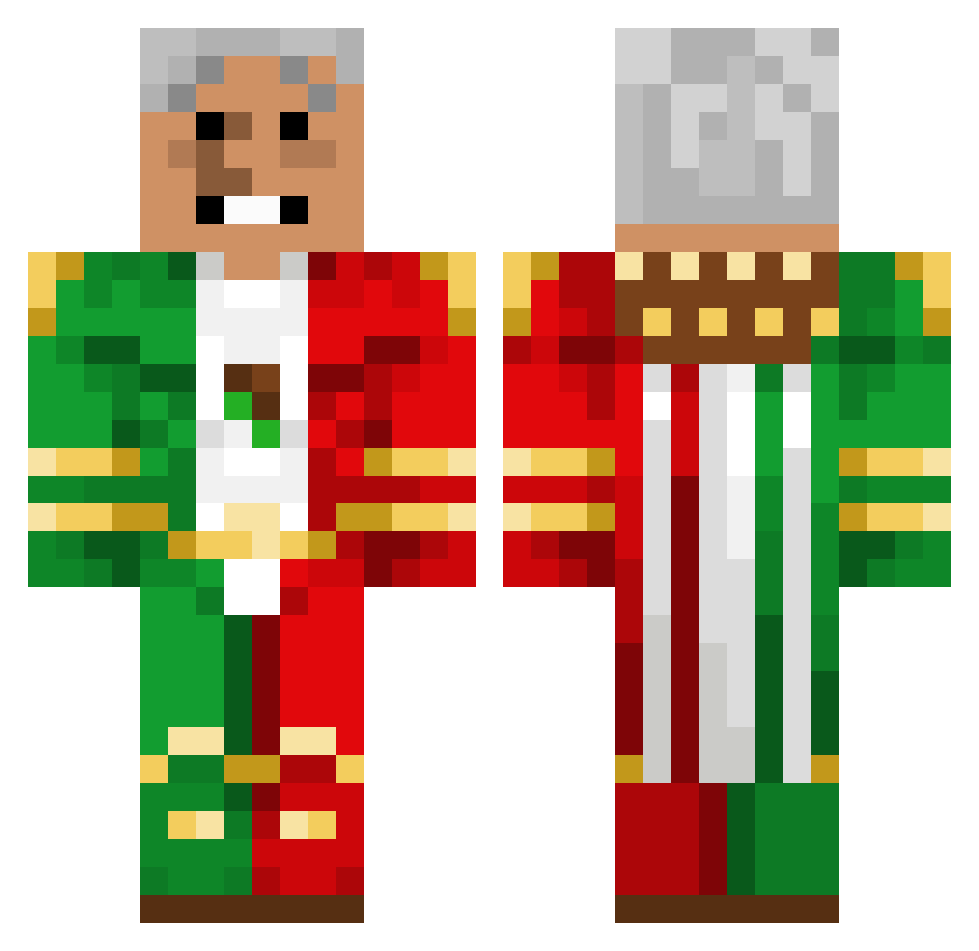 Espinozaaa Minecraft skin, front and back view