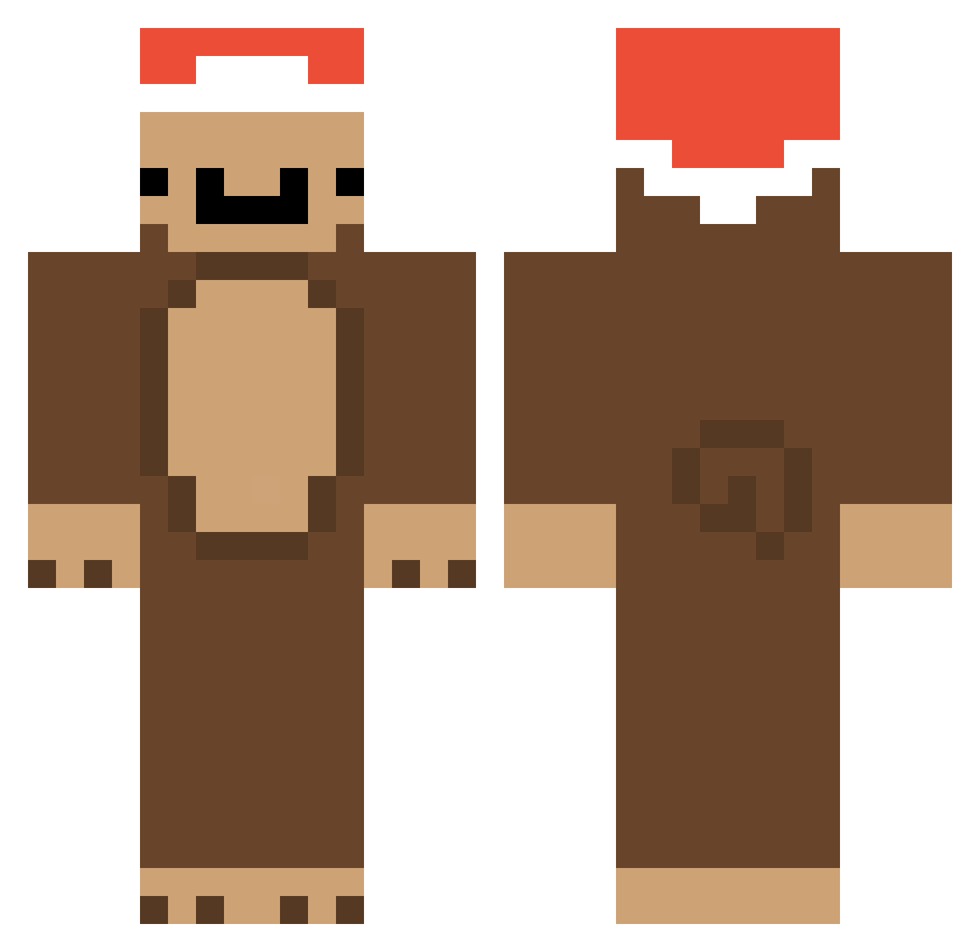 CiToCiTaTo10 Minecraft skin, front and back view