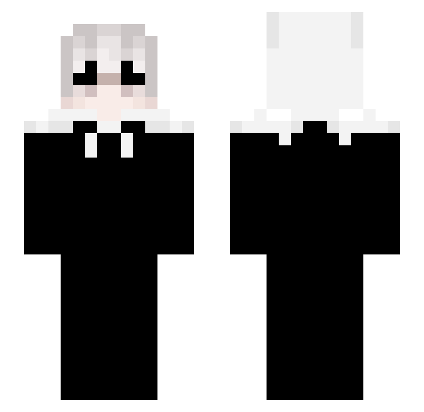 Talersee Minecraft skin, front and back view