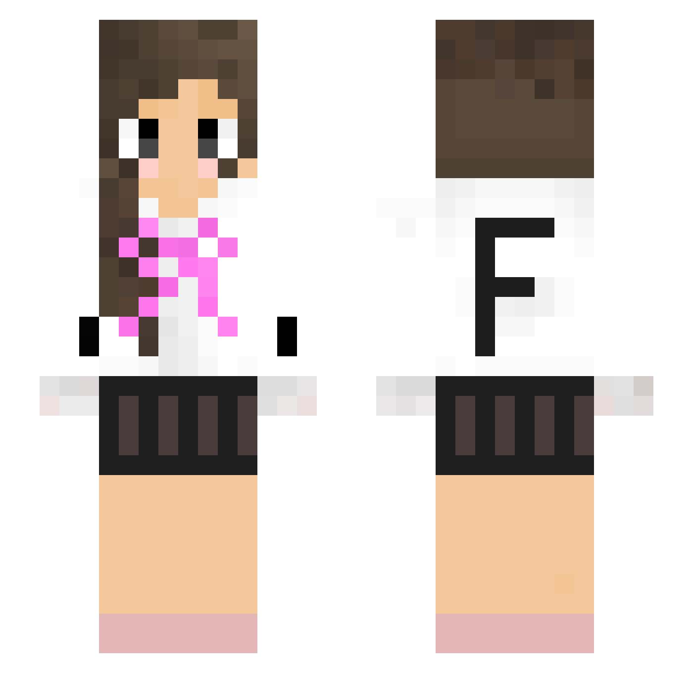 Wind_Talkers Minecraft skin, front and back view