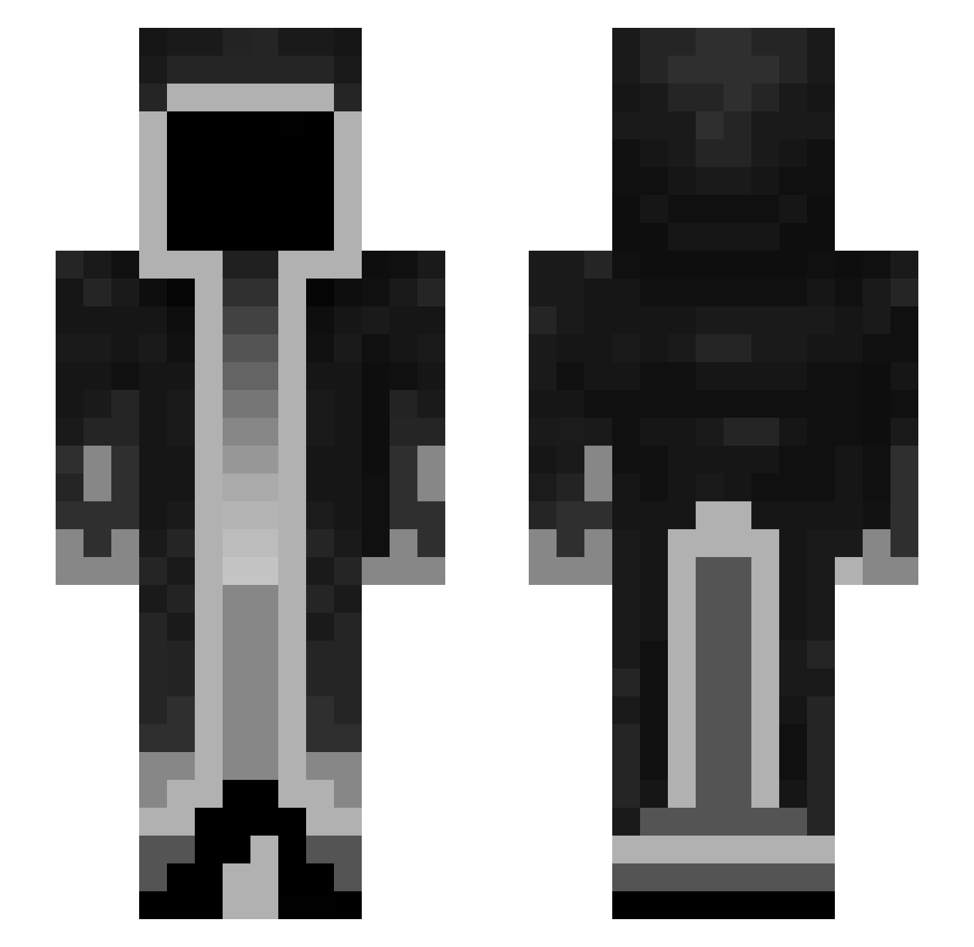 risn_ Minecraft skin, front and back view