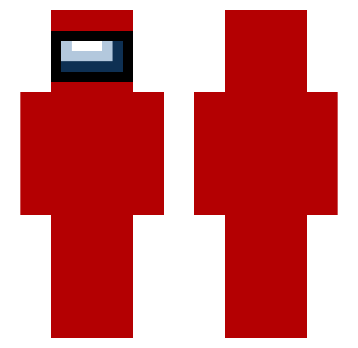TwiceEnjoyer Minecraft skin, front and back view
