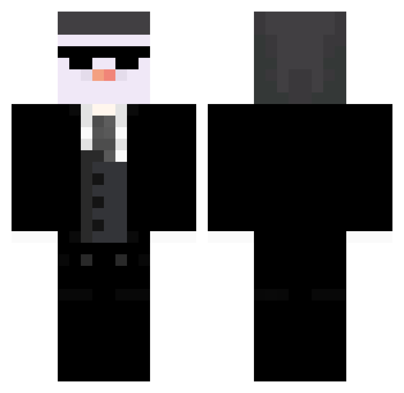 _Dinizzz Minecraft skin, front and back view