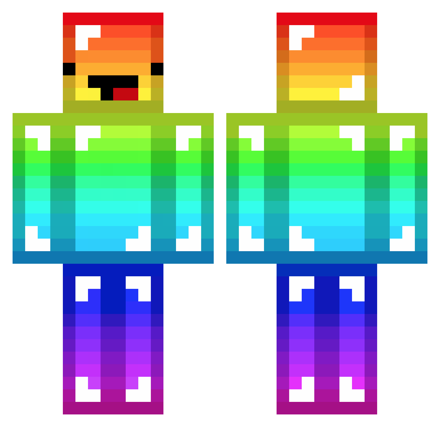playmaker____ Minecraft skin, front and back view