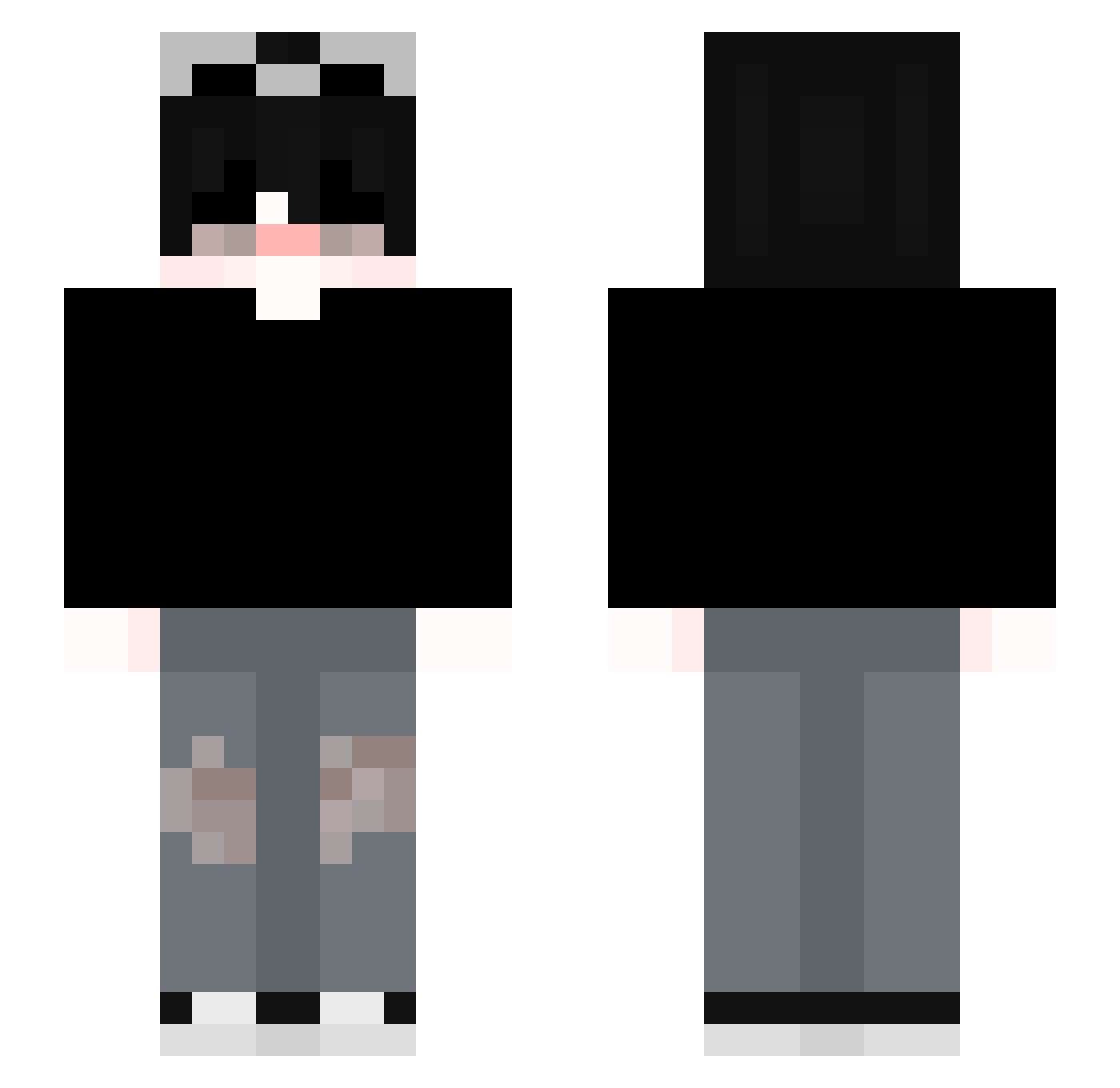shgstudios Minecraft skin, front and back view