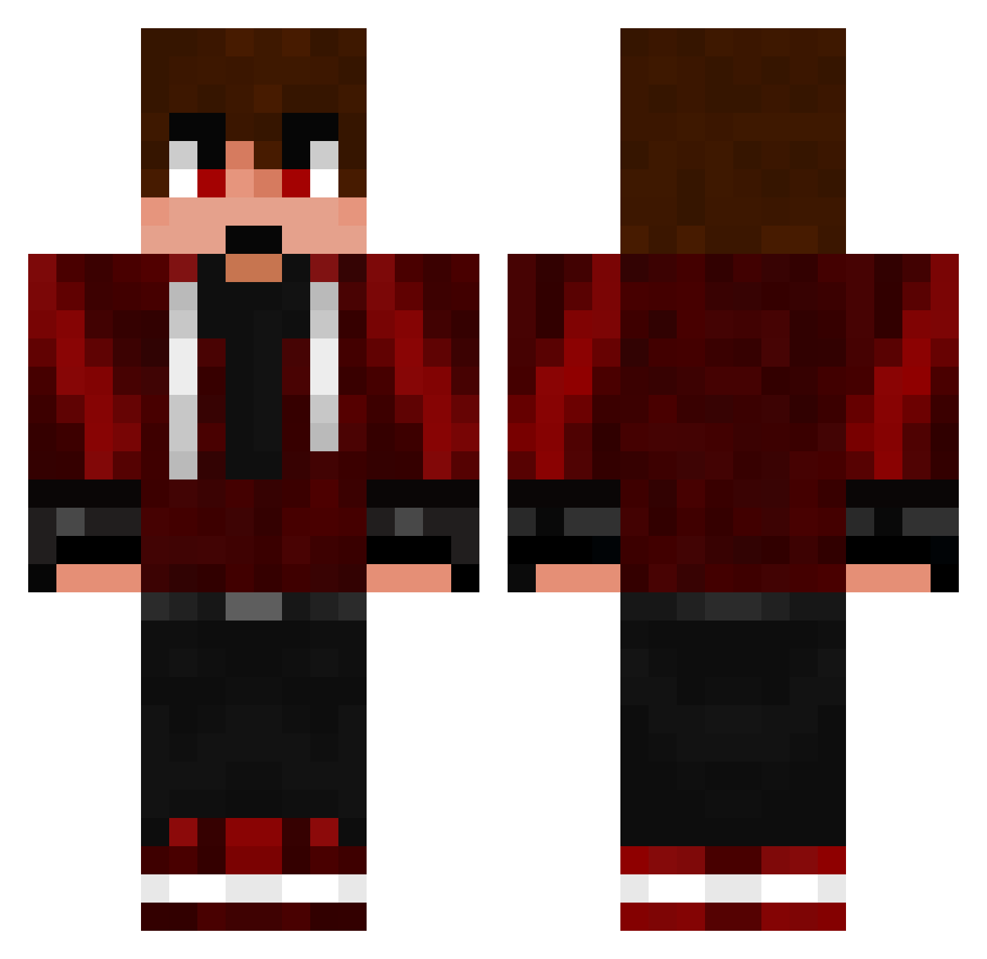 sosaninh049 Minecraft skin, front and back view
