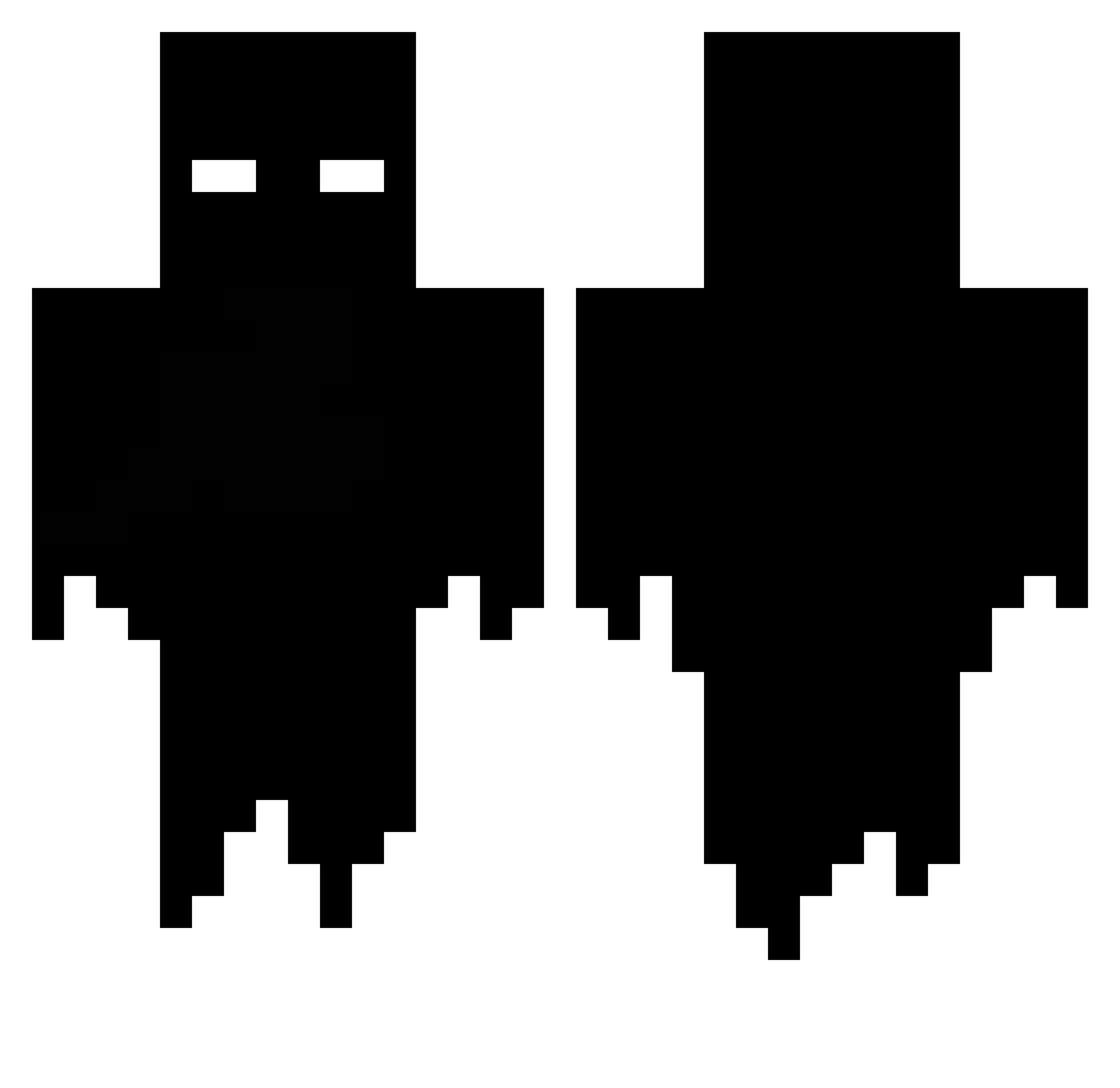 Propanbutan1 Minecraft skin, front and back view