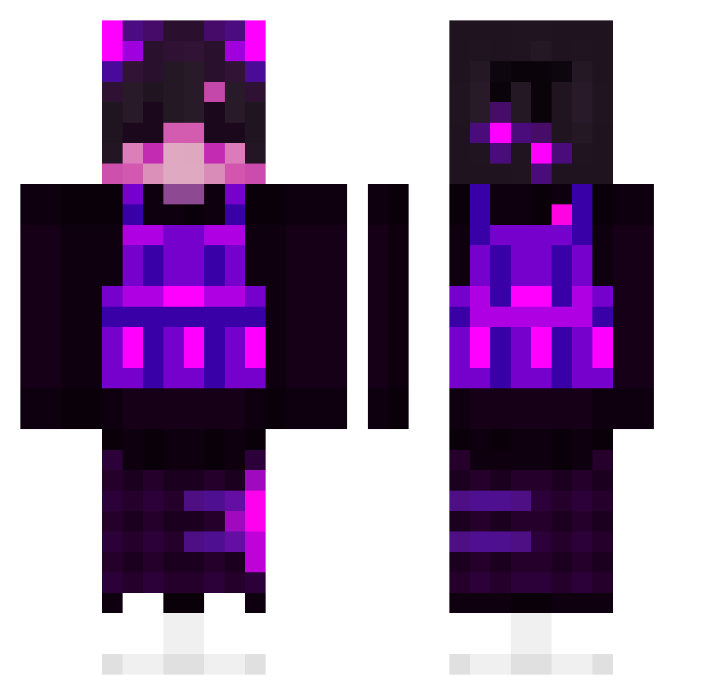 ZviAYde_mi_jajca Minecraft skin, front and back view