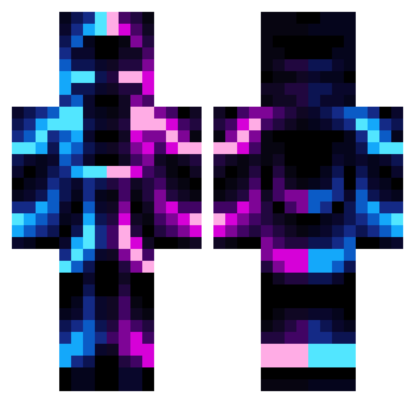 sebapavez2 Minecraft skin, front and back view