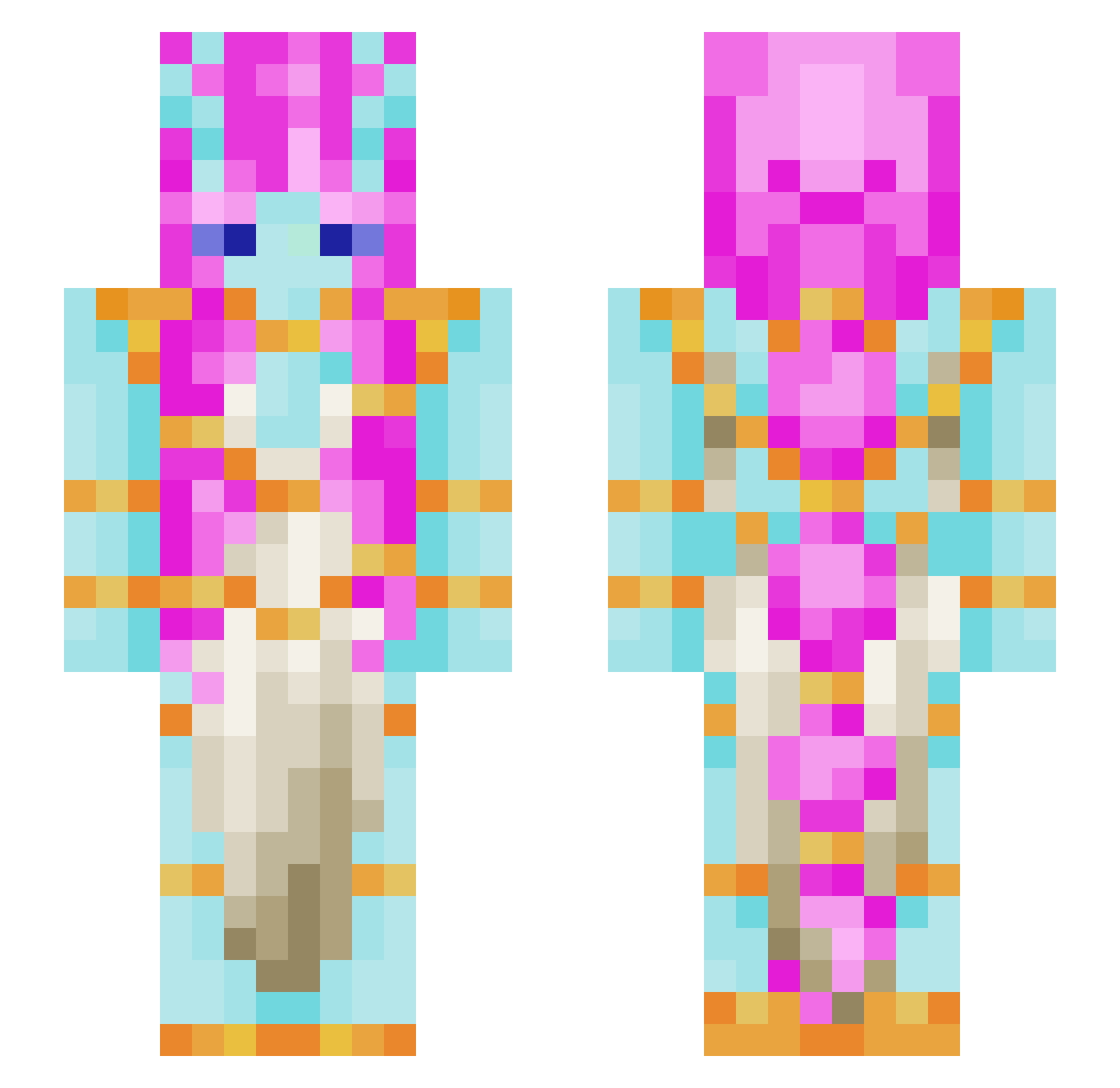 sleepy_monn Minecraft skin, front and back view