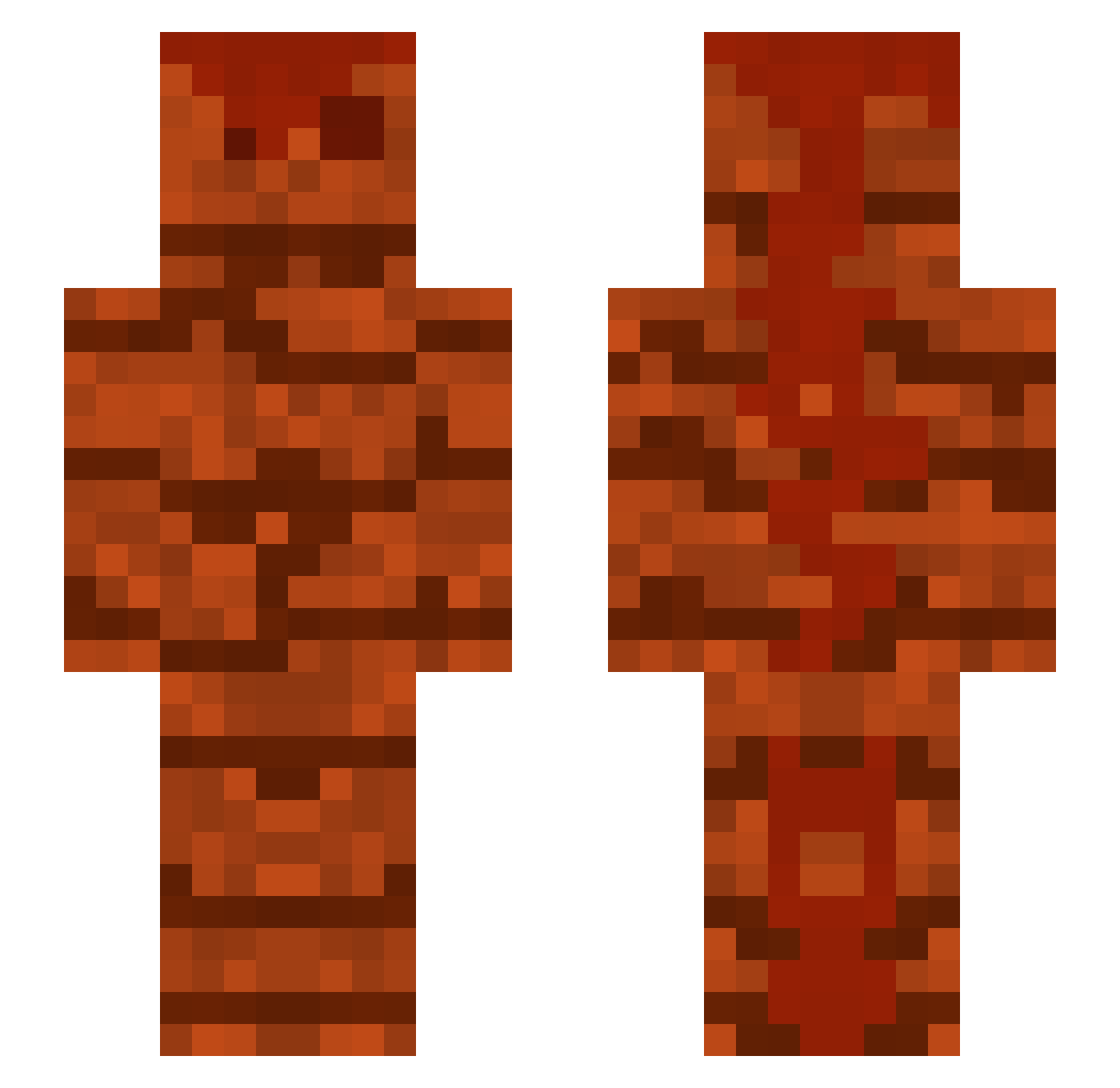 DerCurrywurstMC Minecraft skin, front and back view