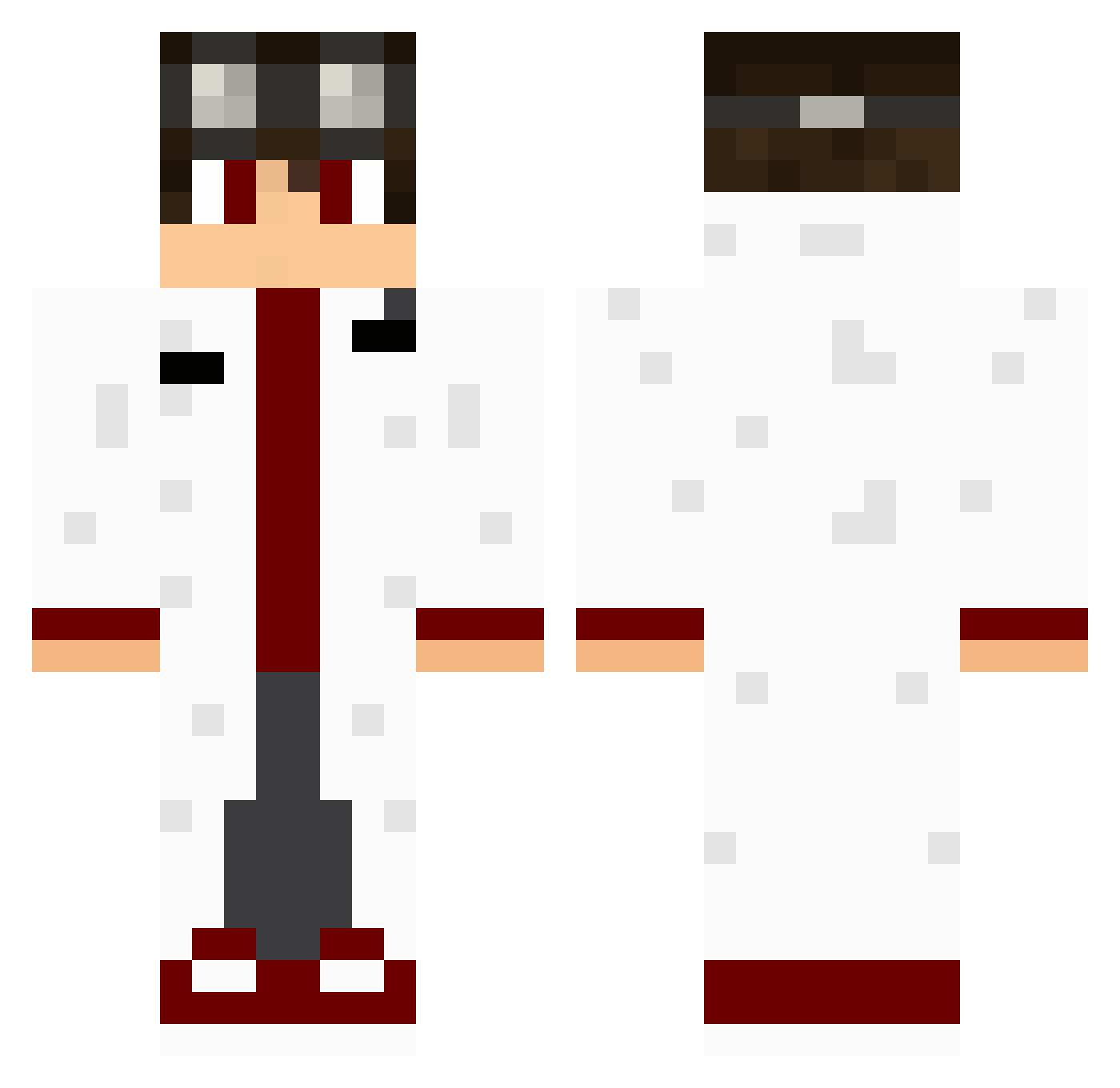 EduardoYGI Minecraft skin, front and back view