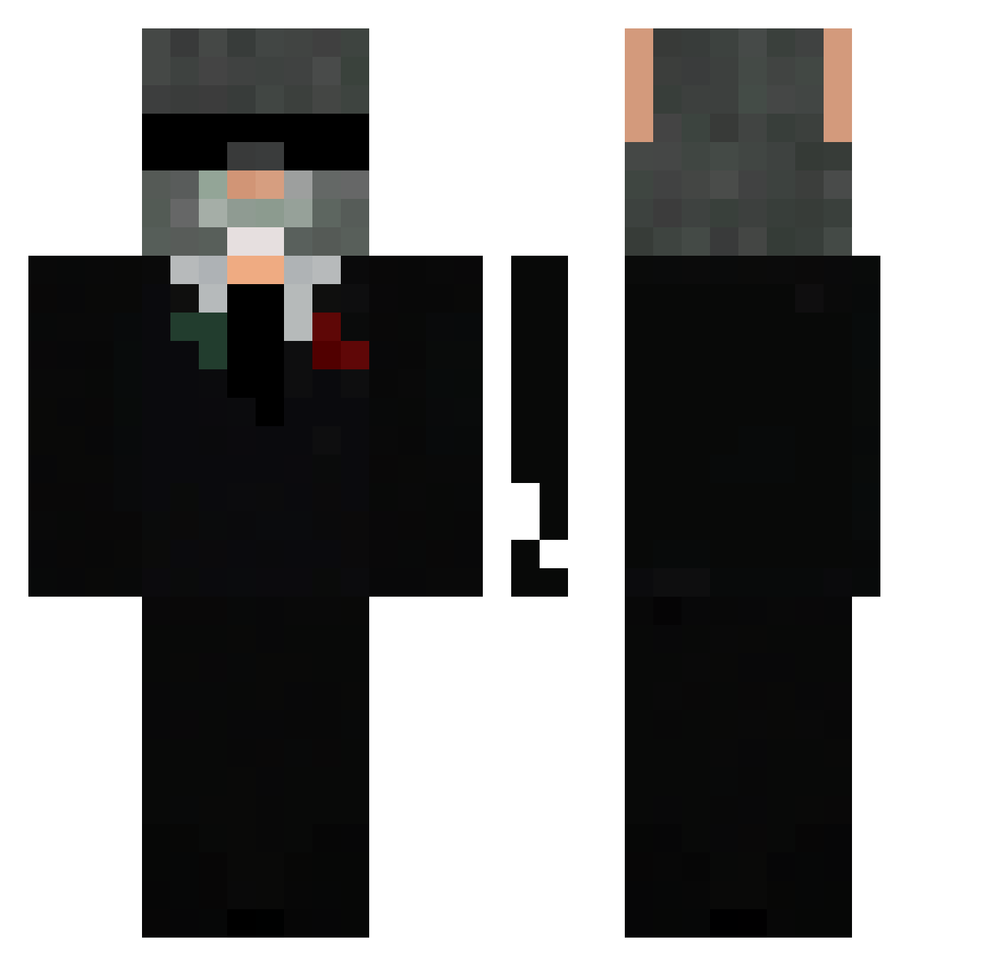 rato_bugado Minecraft skin, front and back view