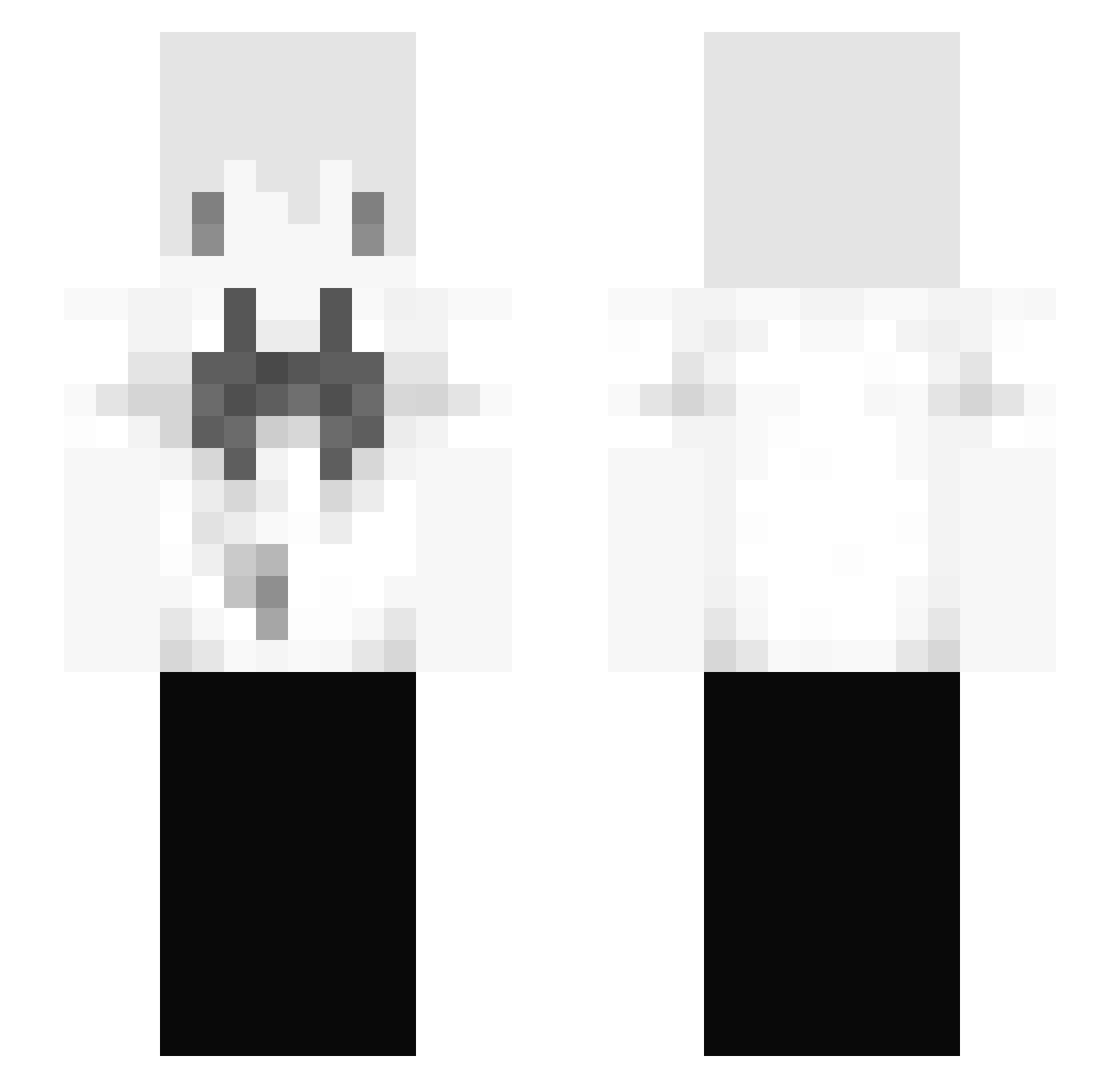 z97u Minecraft skin, front and back view