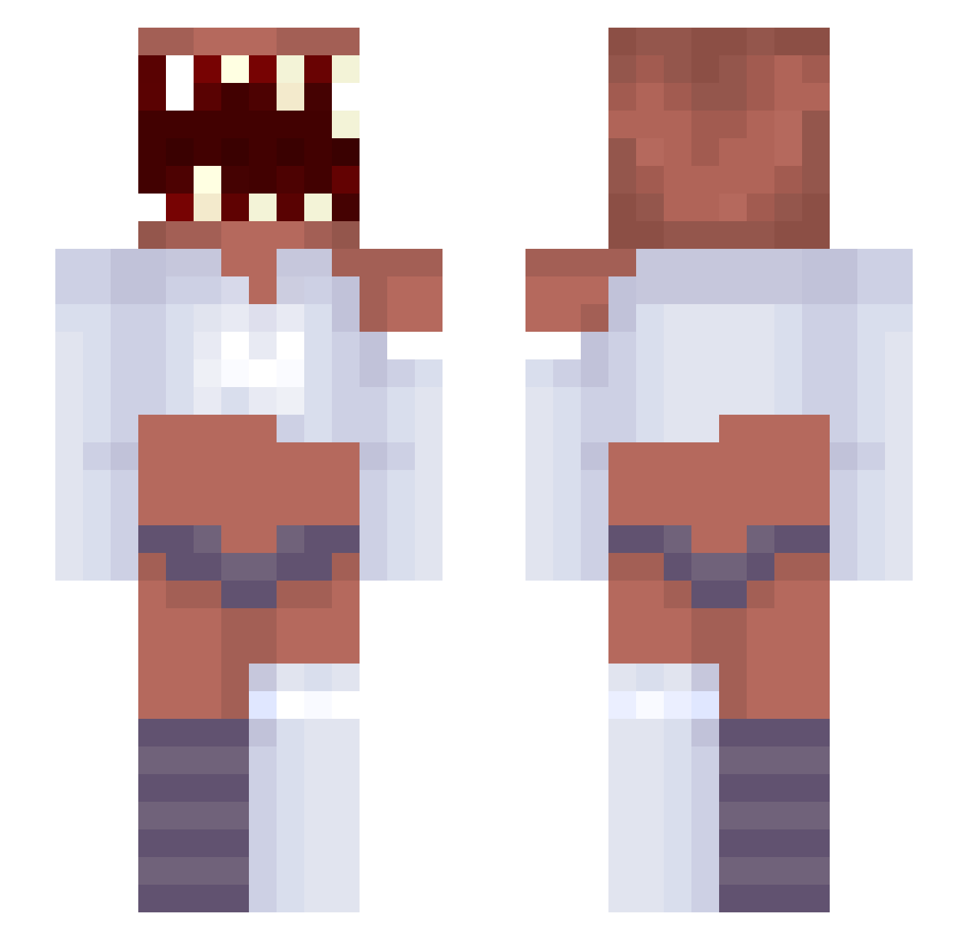 tytyty56 Minecraft skin, front and back view