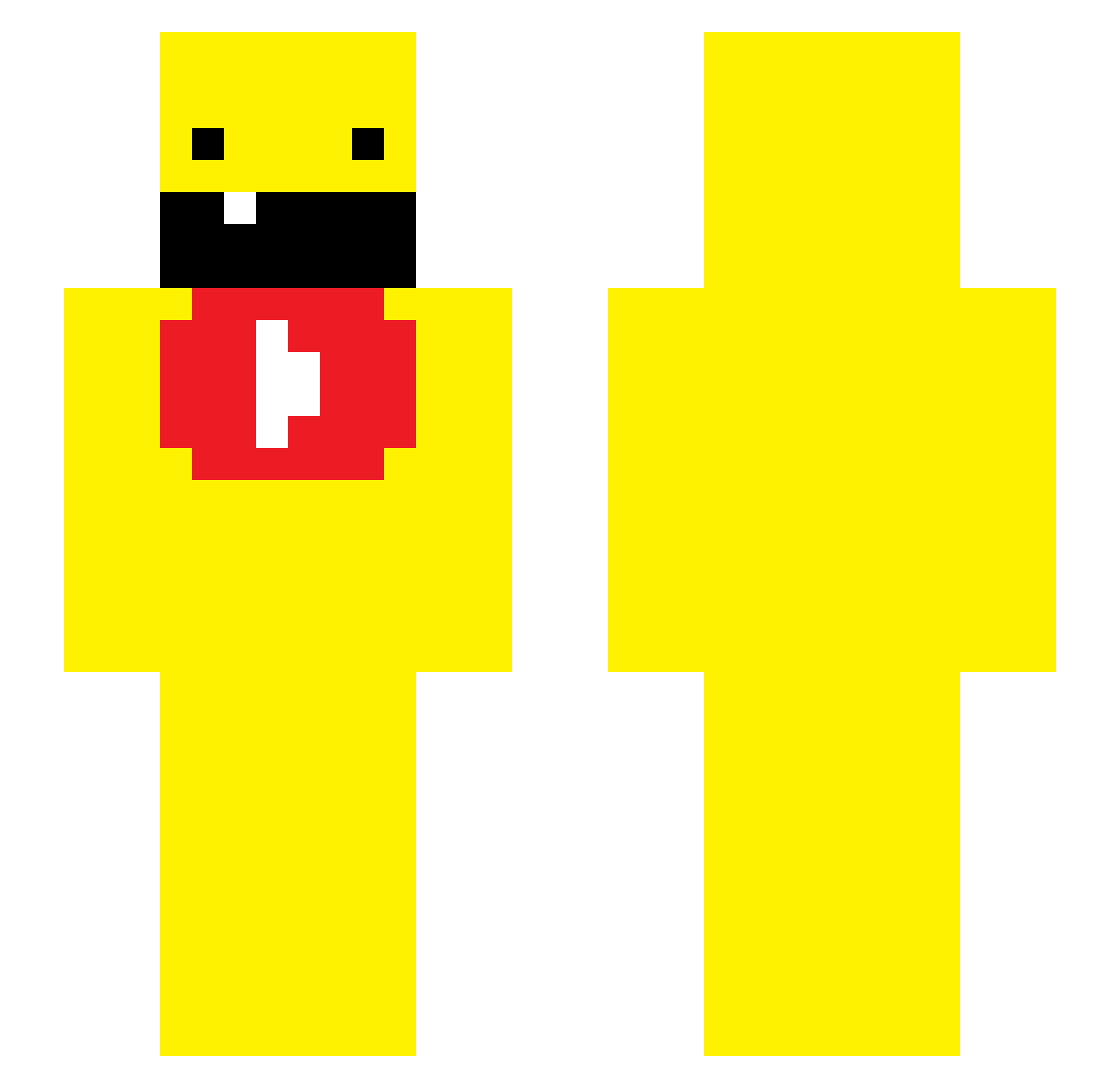 super_man_12345 Minecraft skin, front and back view