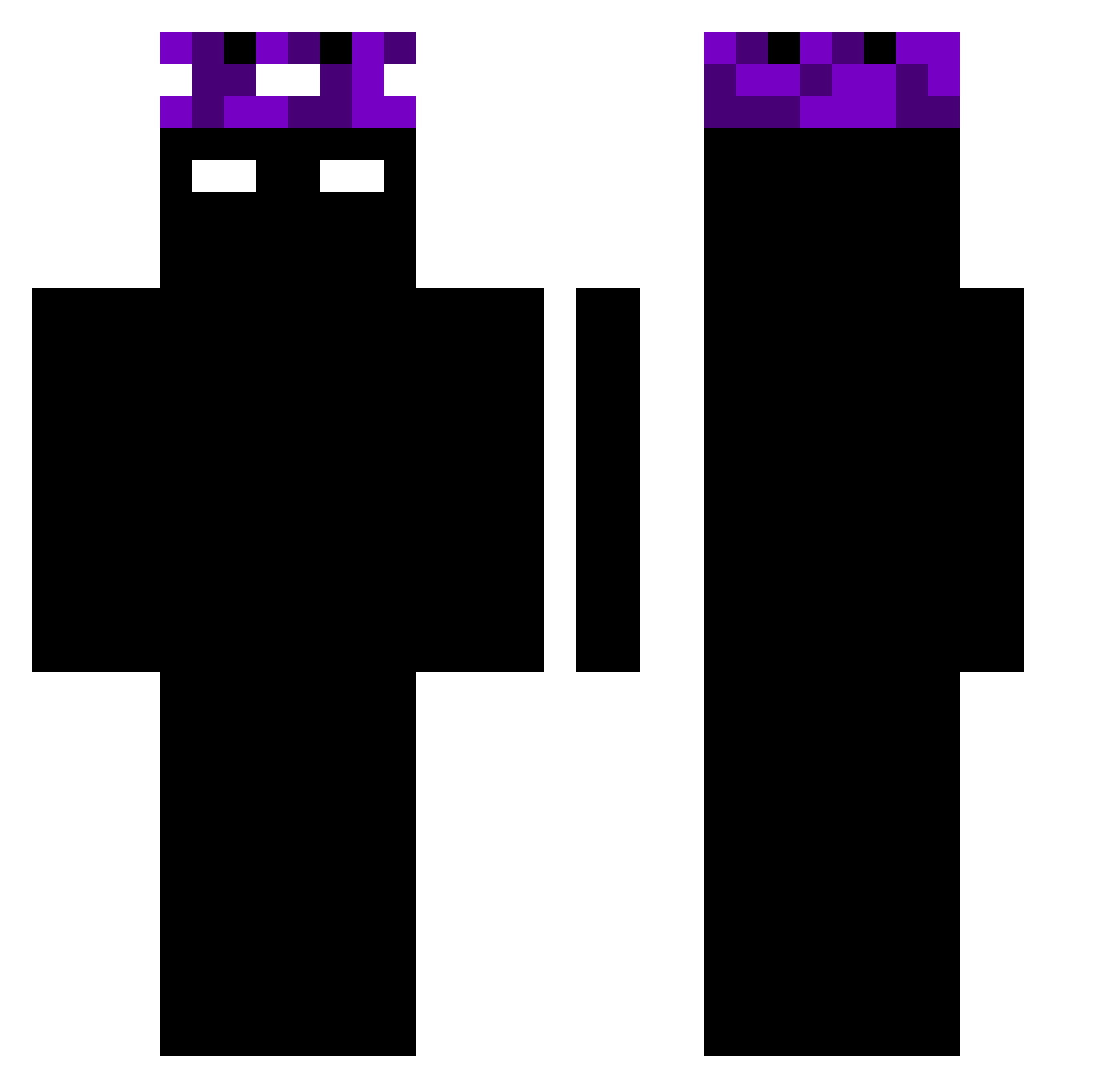 yxngloco666 Minecraft skin, front and back view