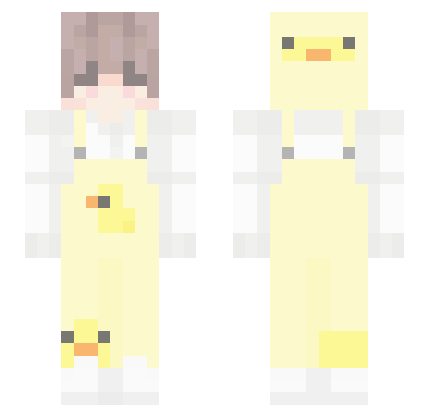 ProMesa_Moscato Minecraft skin, front and back view