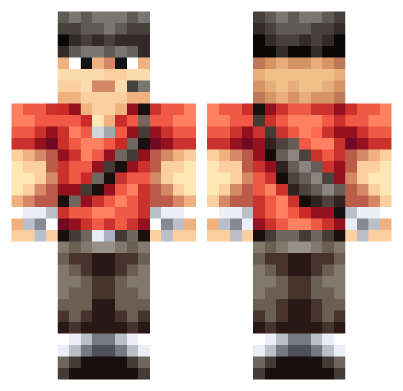 SgtTibbs_ Minecraft skin, front and back view