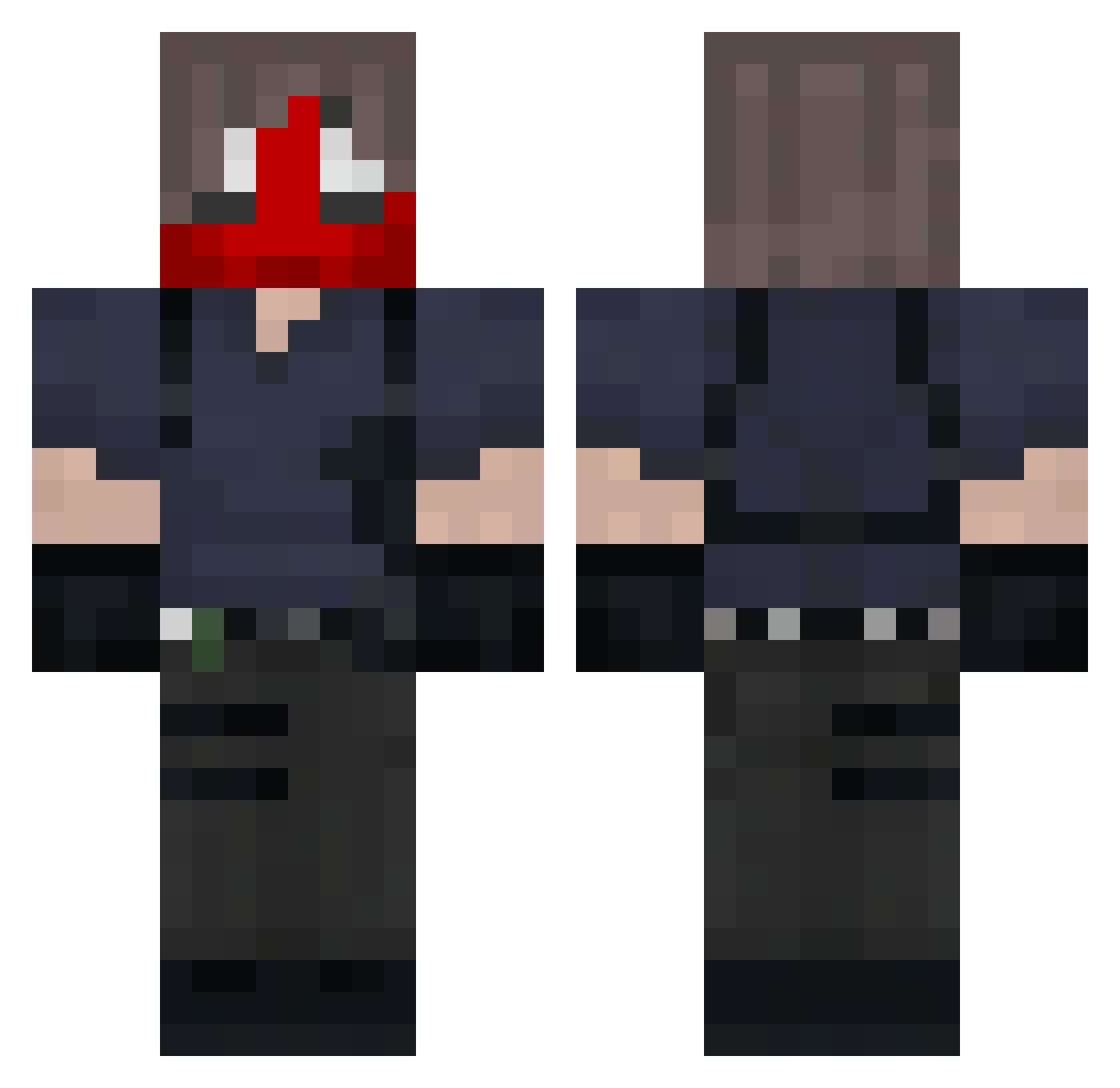 Thi_Huynh Minecraft skin, front and back view