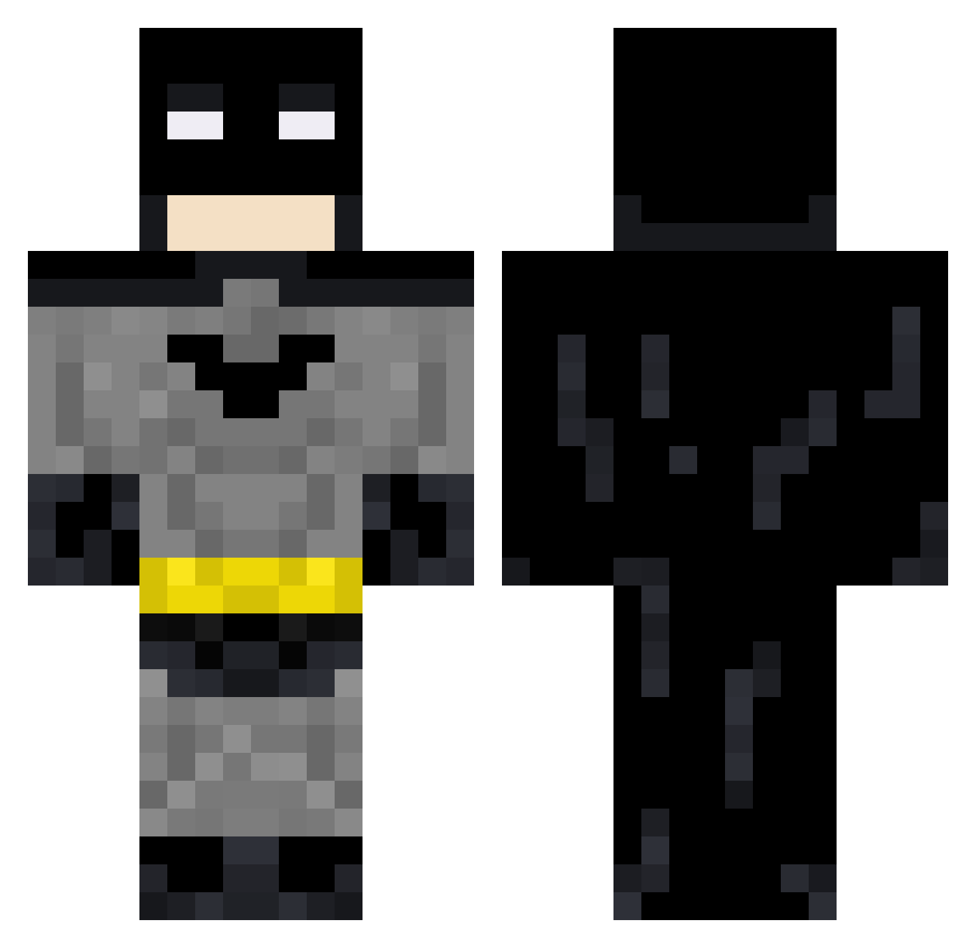 ppfither007 Minecraft skin, front and back view